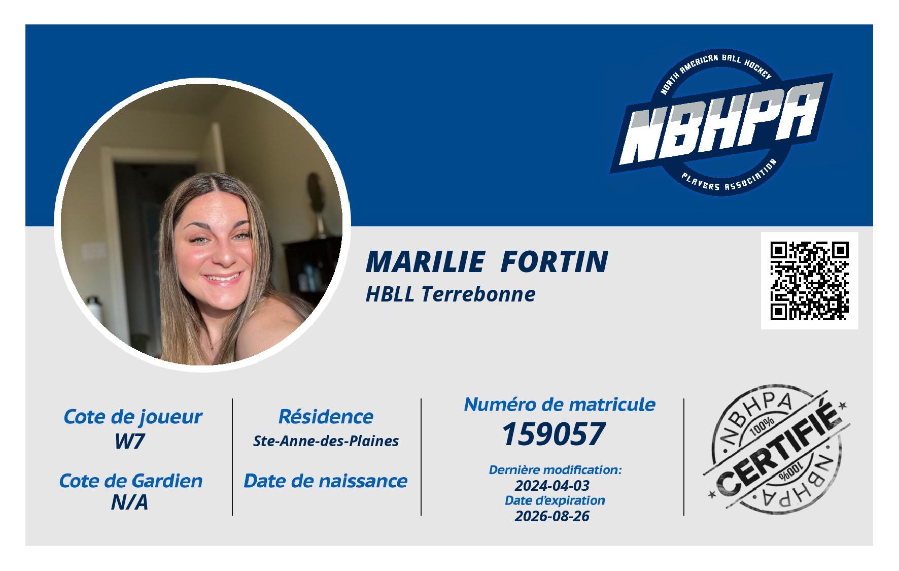 Marilie  Fortin