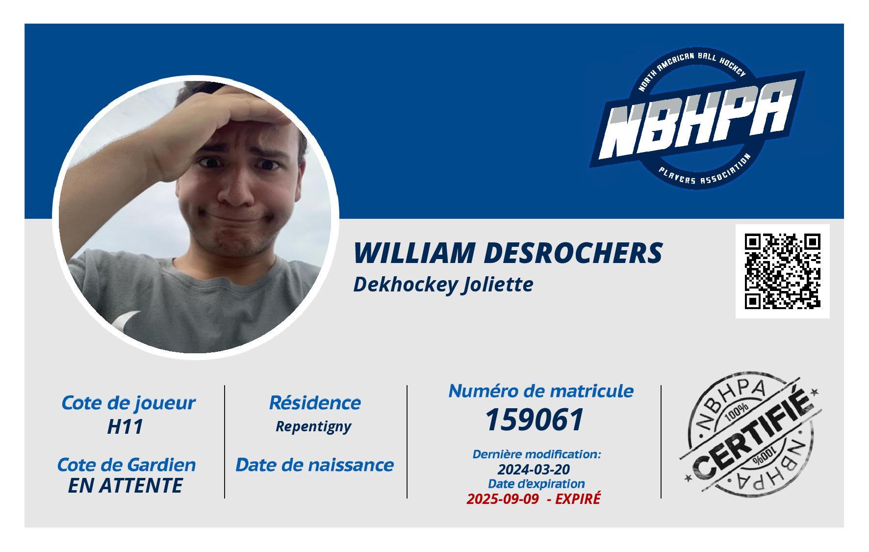 William Desrochers