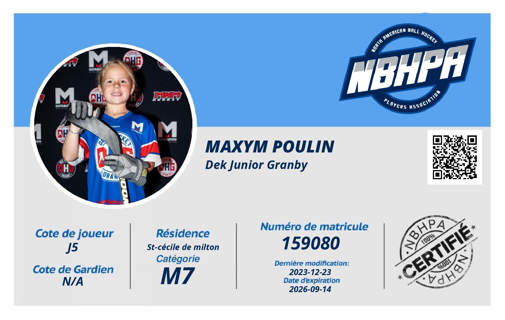 Maxym Poulin