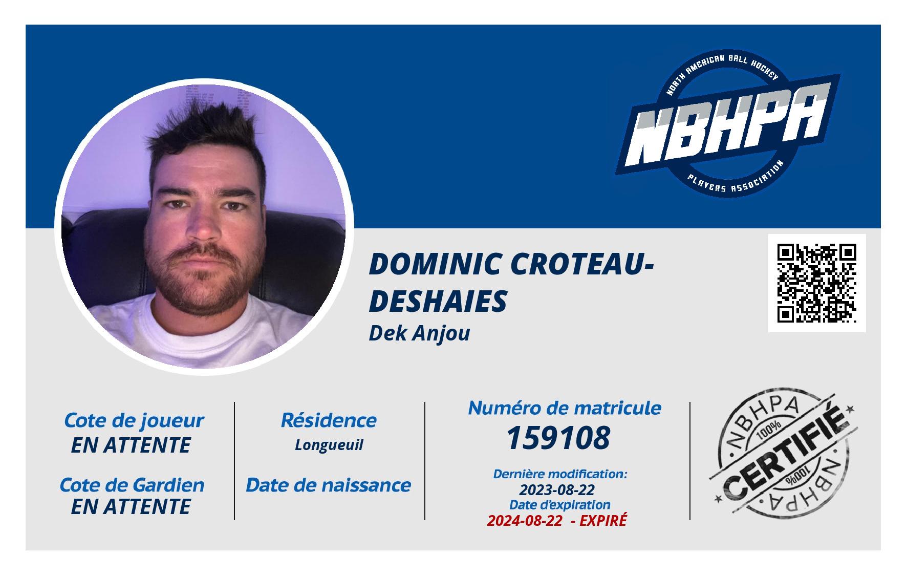 Dominic Croteau-Deshaies