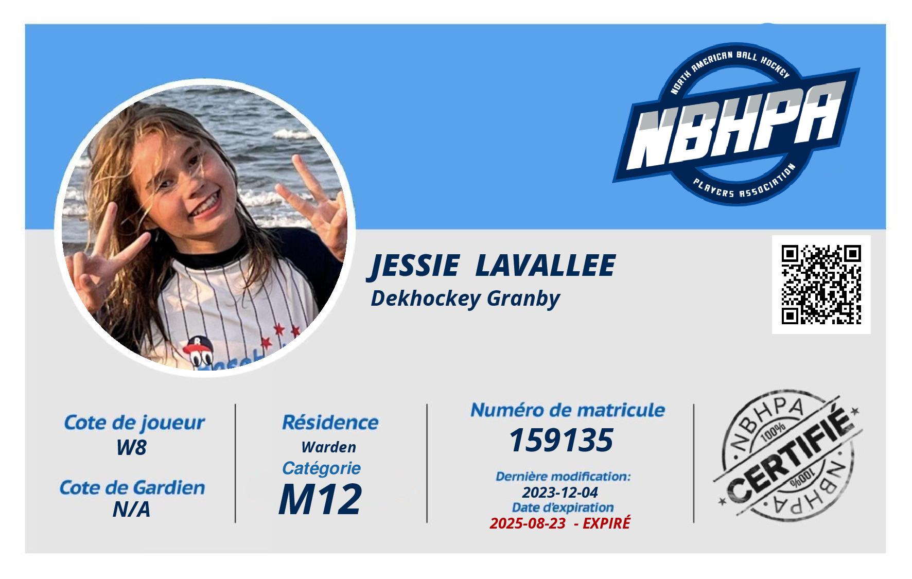 Jessie  Lavallee 