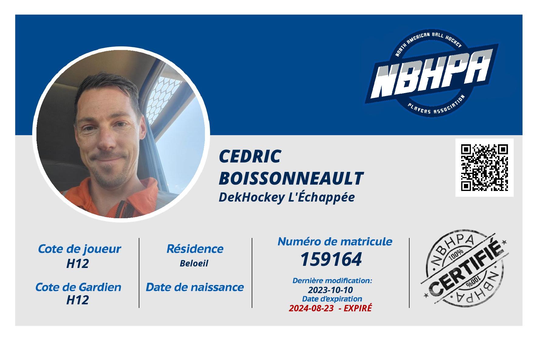Cedric Boissonneault 