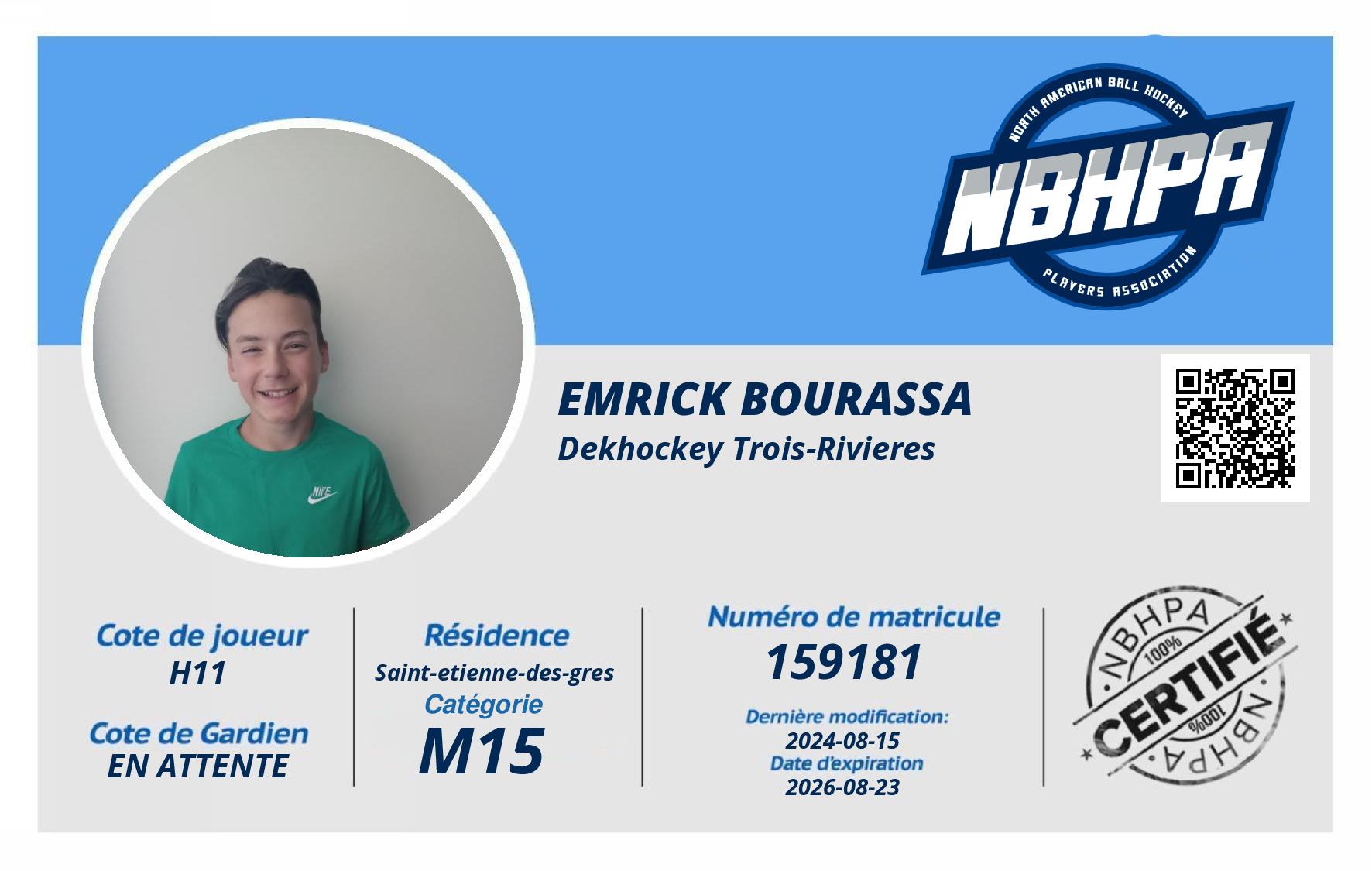 Emrick Bourassa 
