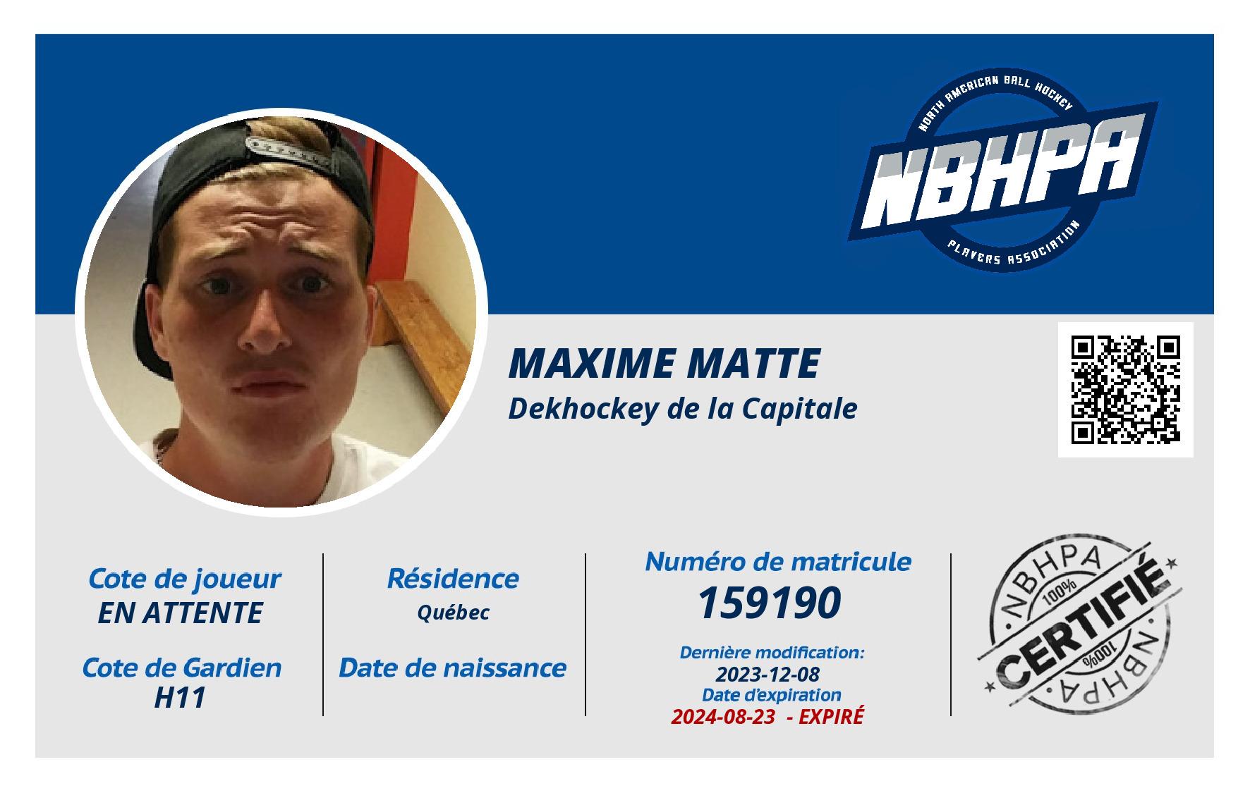 Maxime Matte