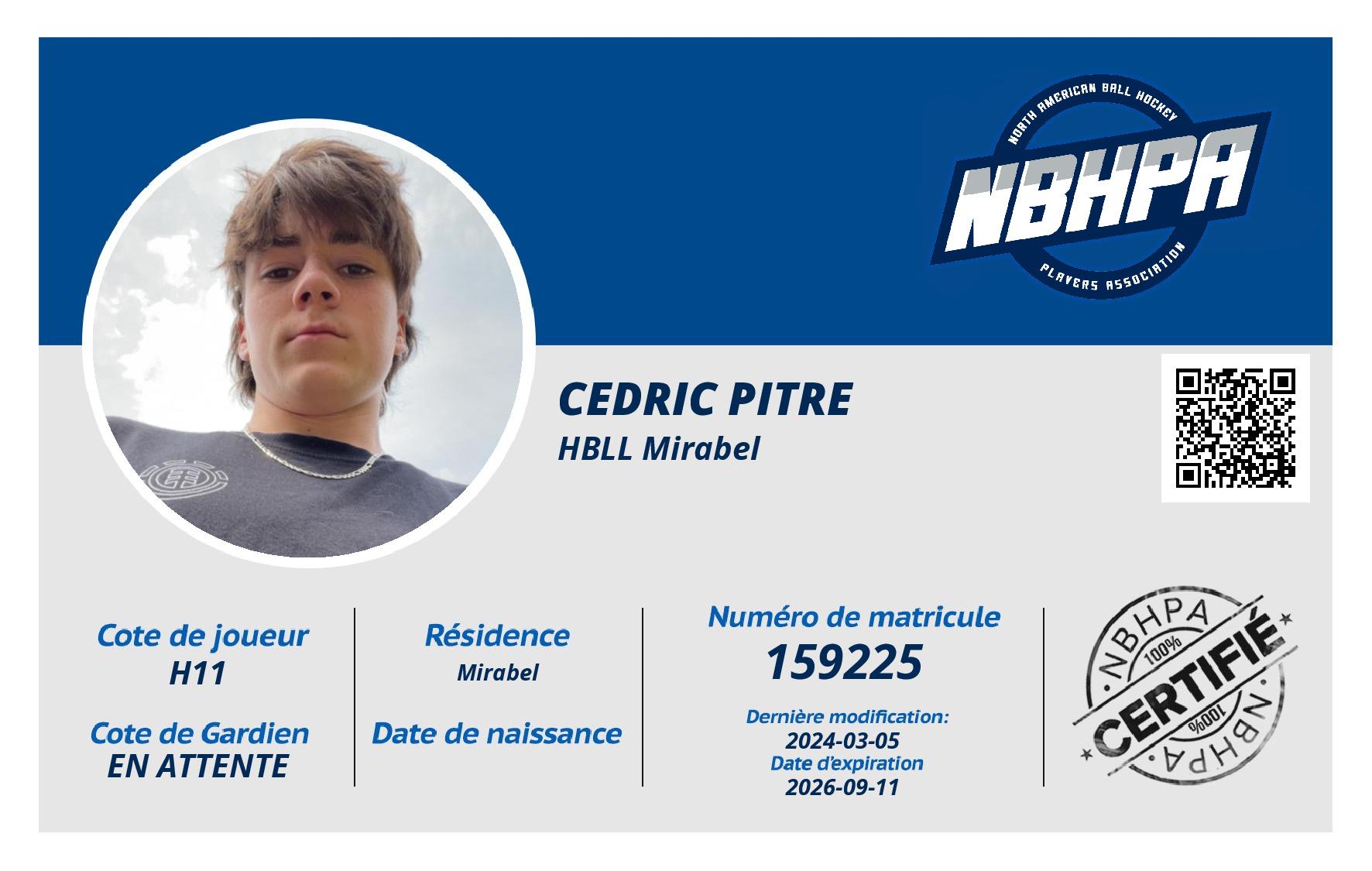 Cedric Pitre