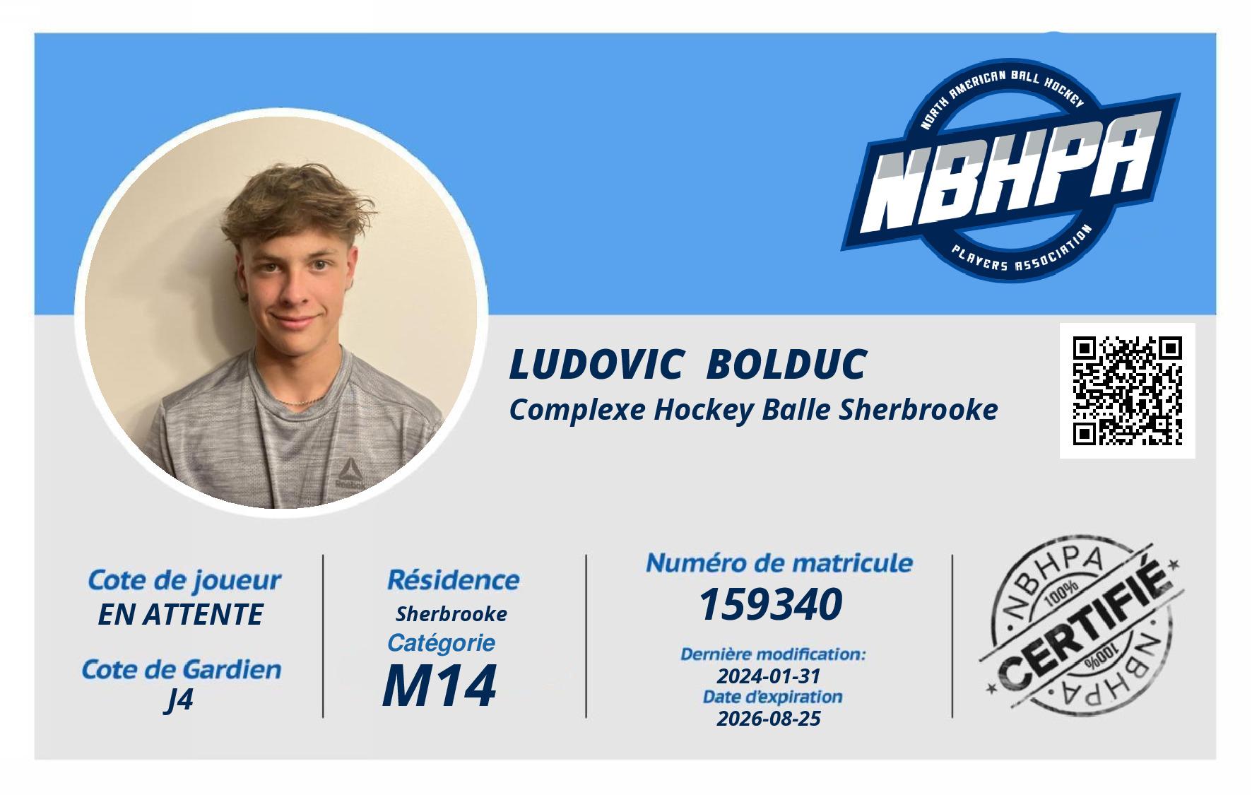Ludovic  Bolduc 