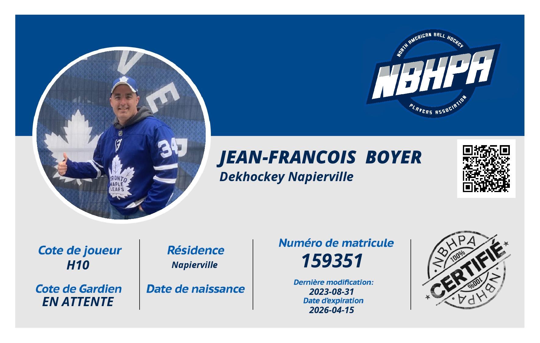 Jean-Francois  Boyer