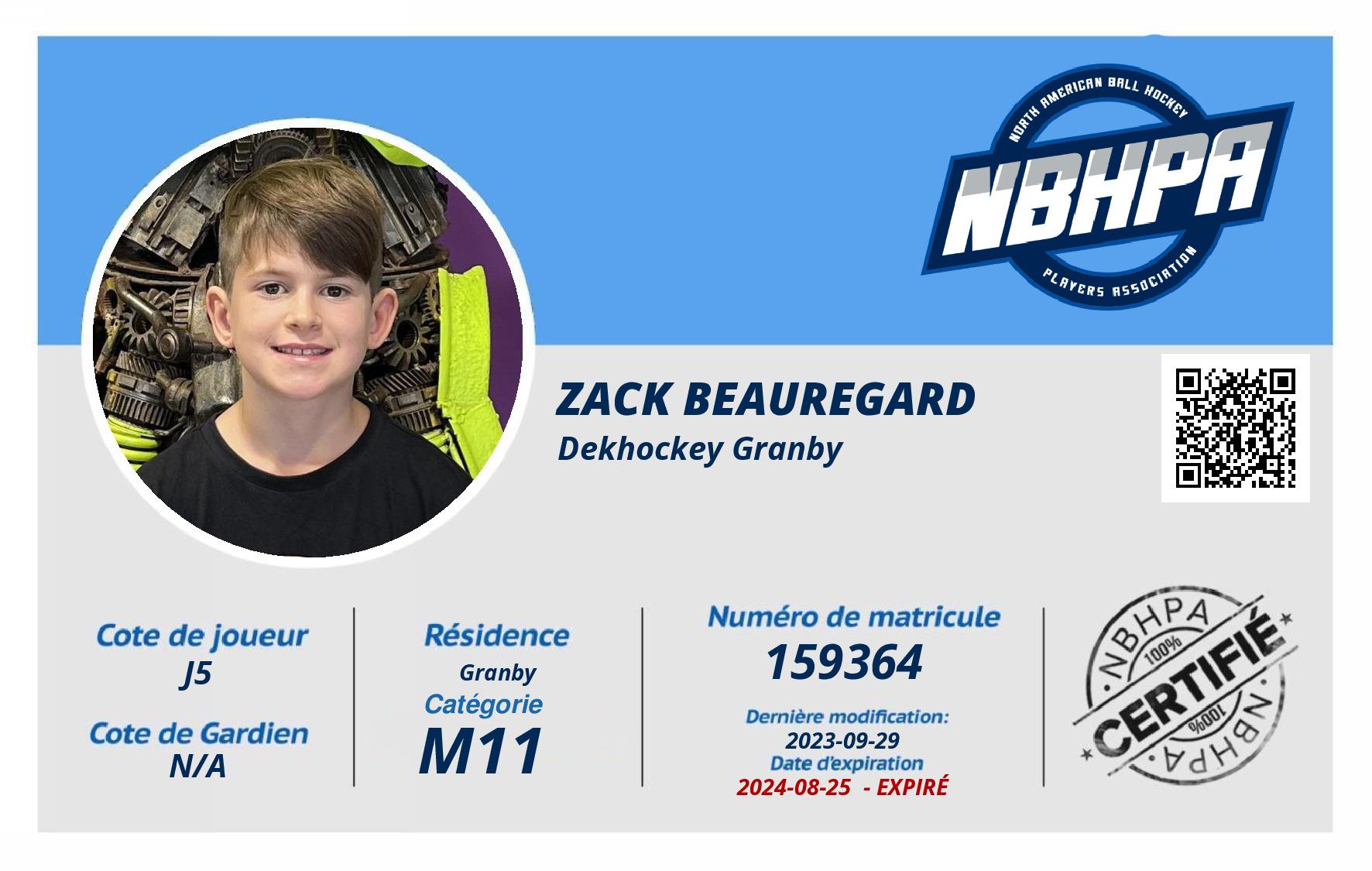 Zack Beauregard