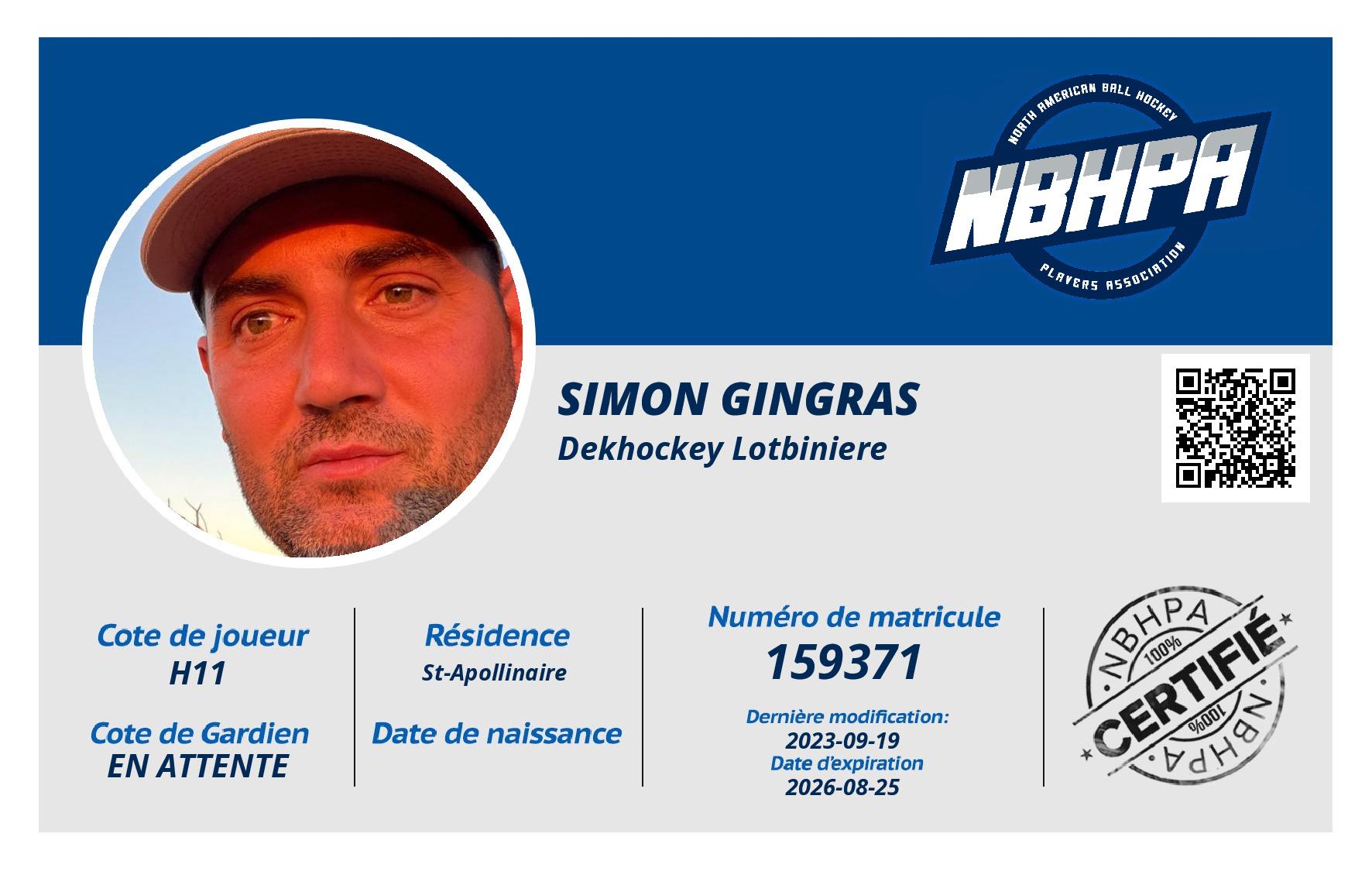 Simon Gingras