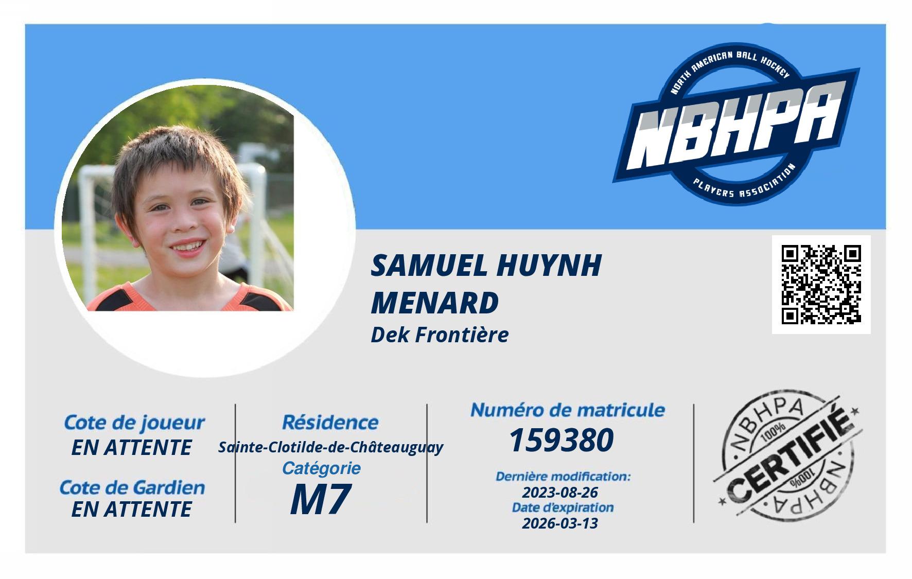 Samuel Huynh Menard