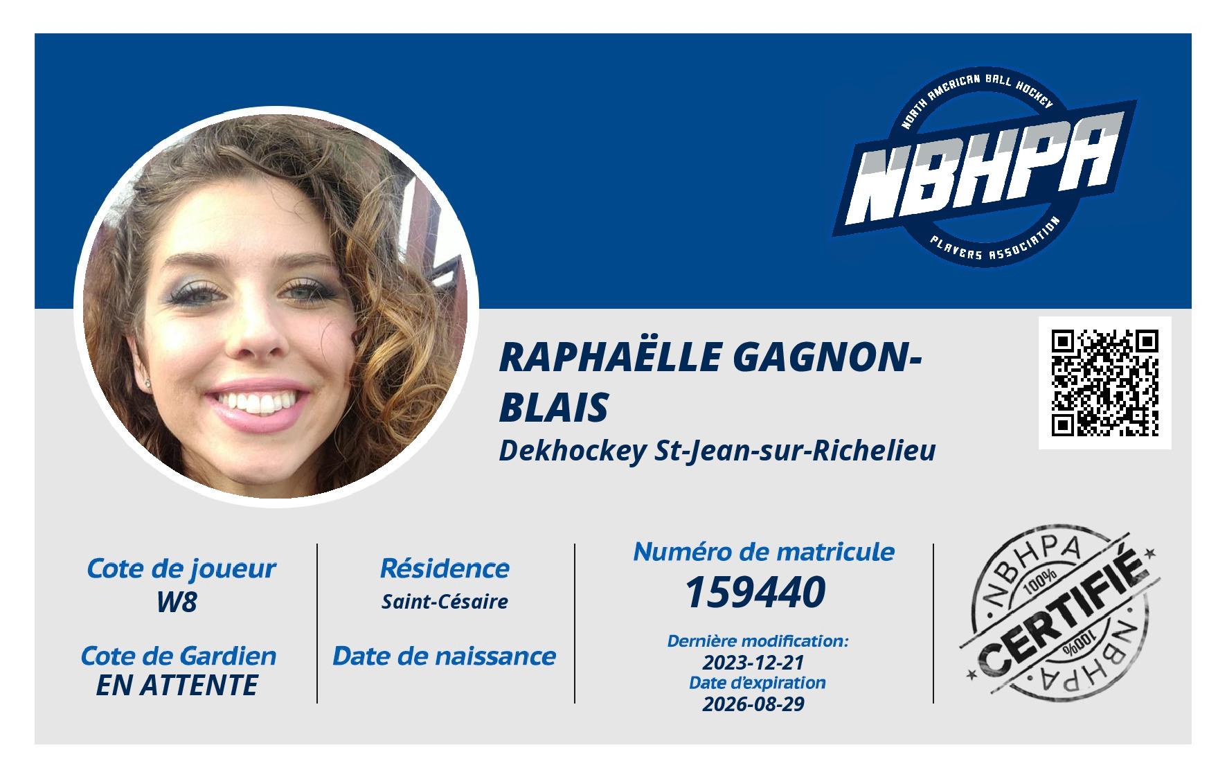 Raphaëlle Gagnon-Blais