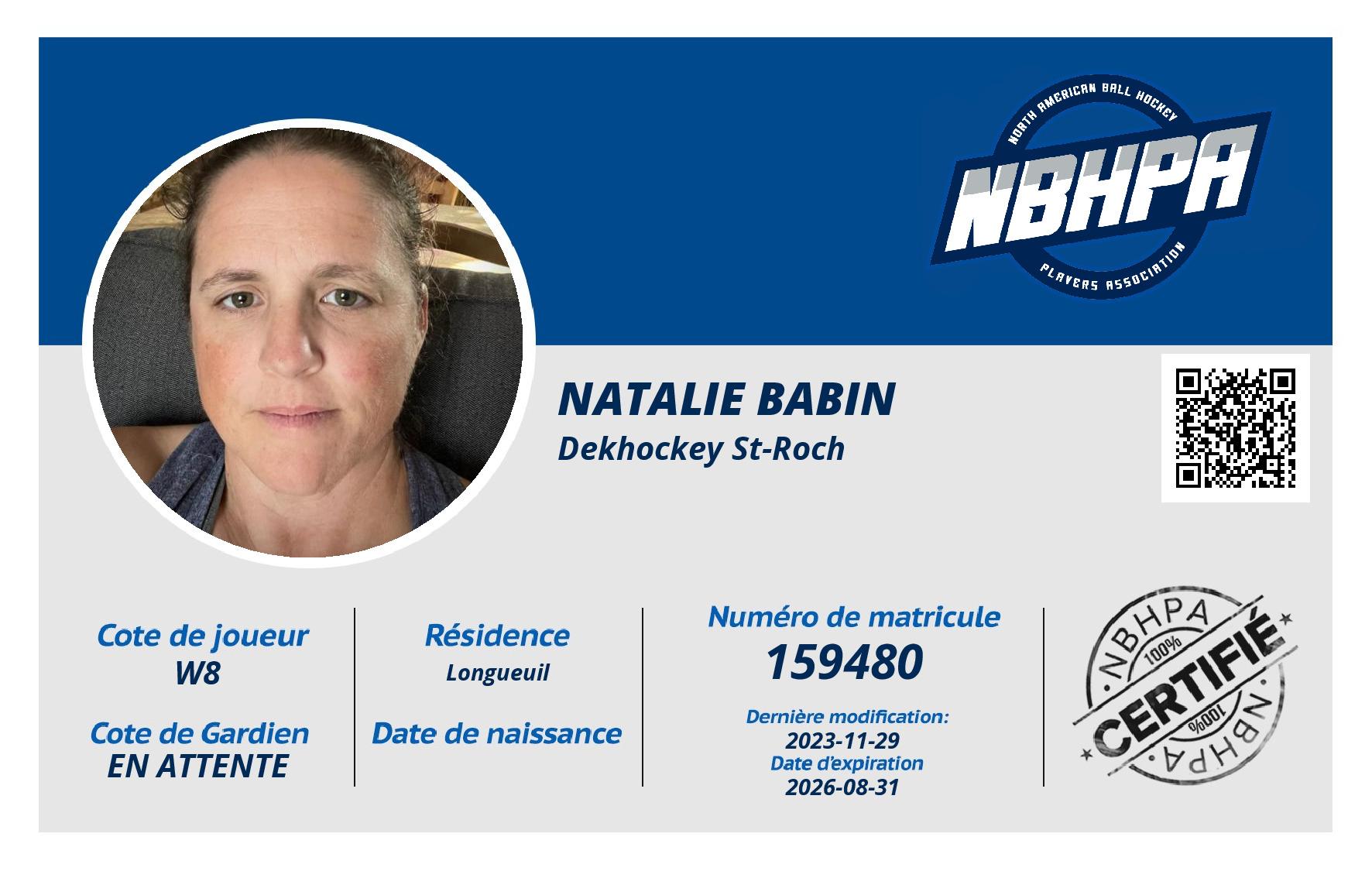 Natalie Babin