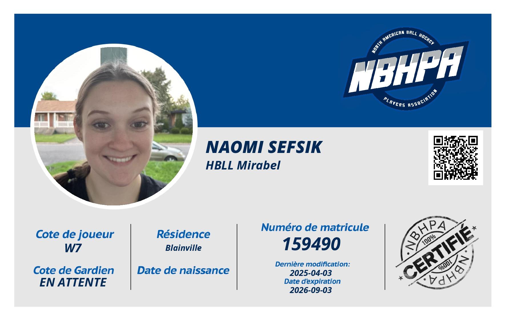 Naomi Sefsik