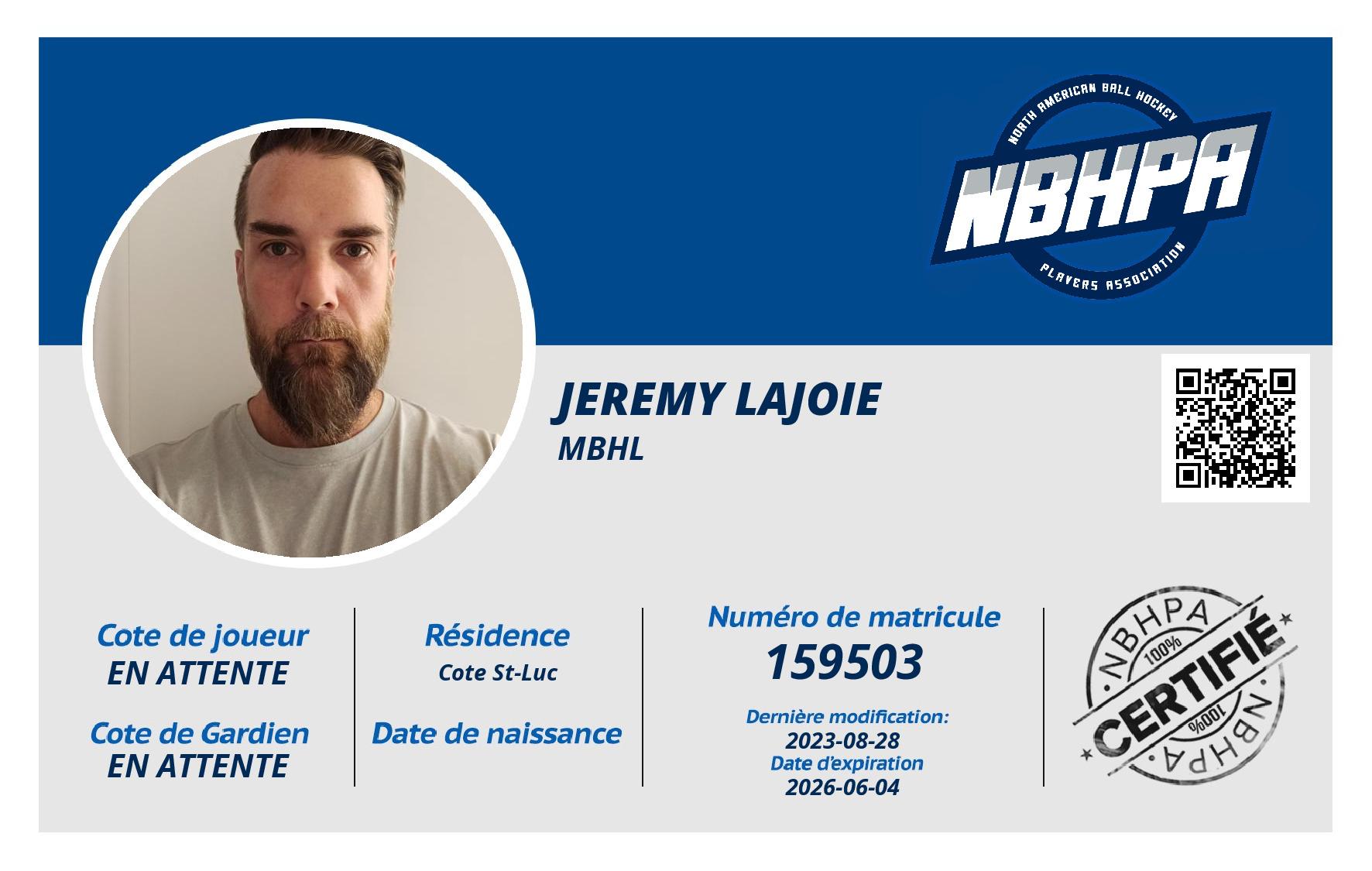 Jeremy Lajoie