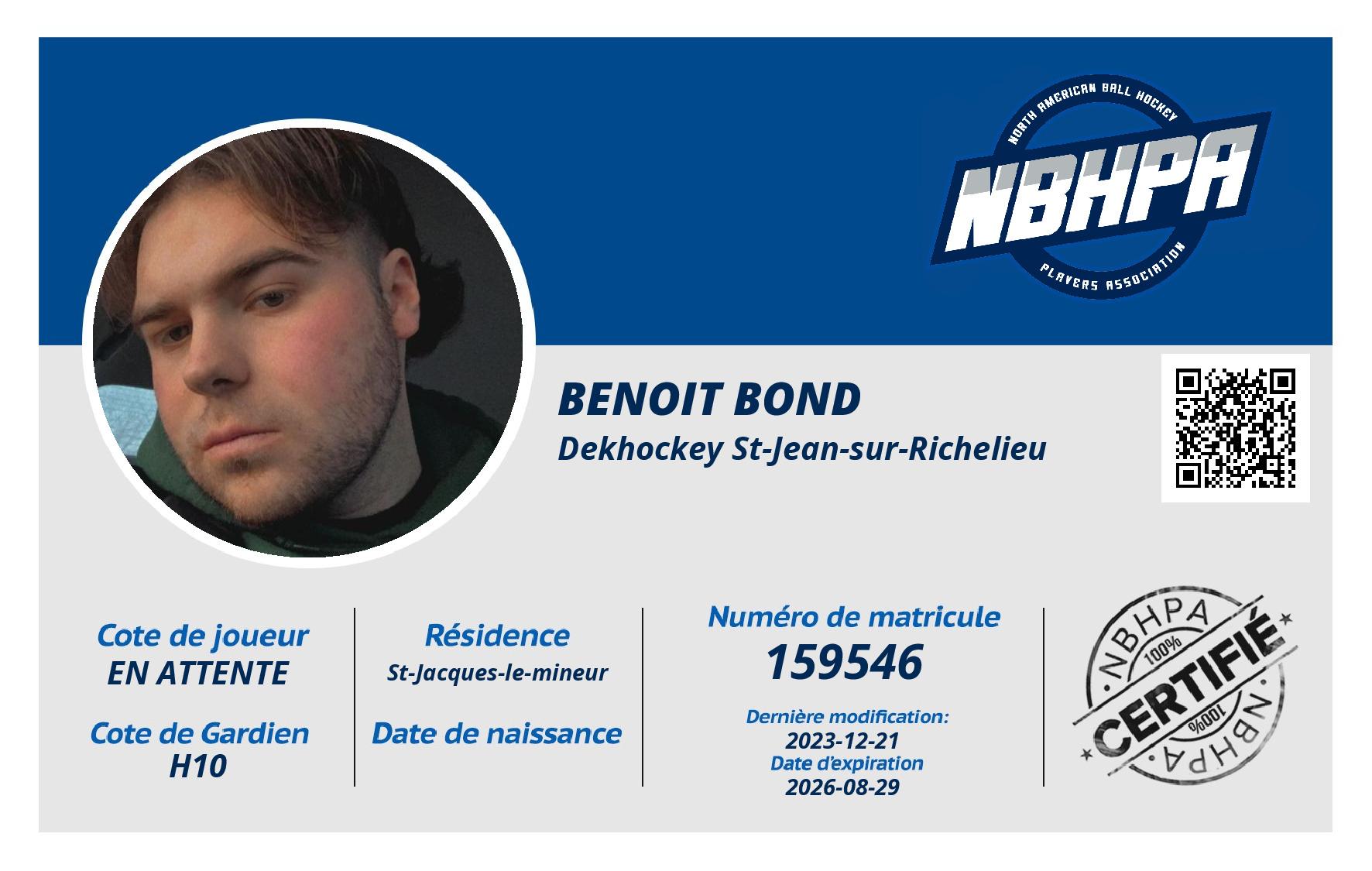 Benoit Bond