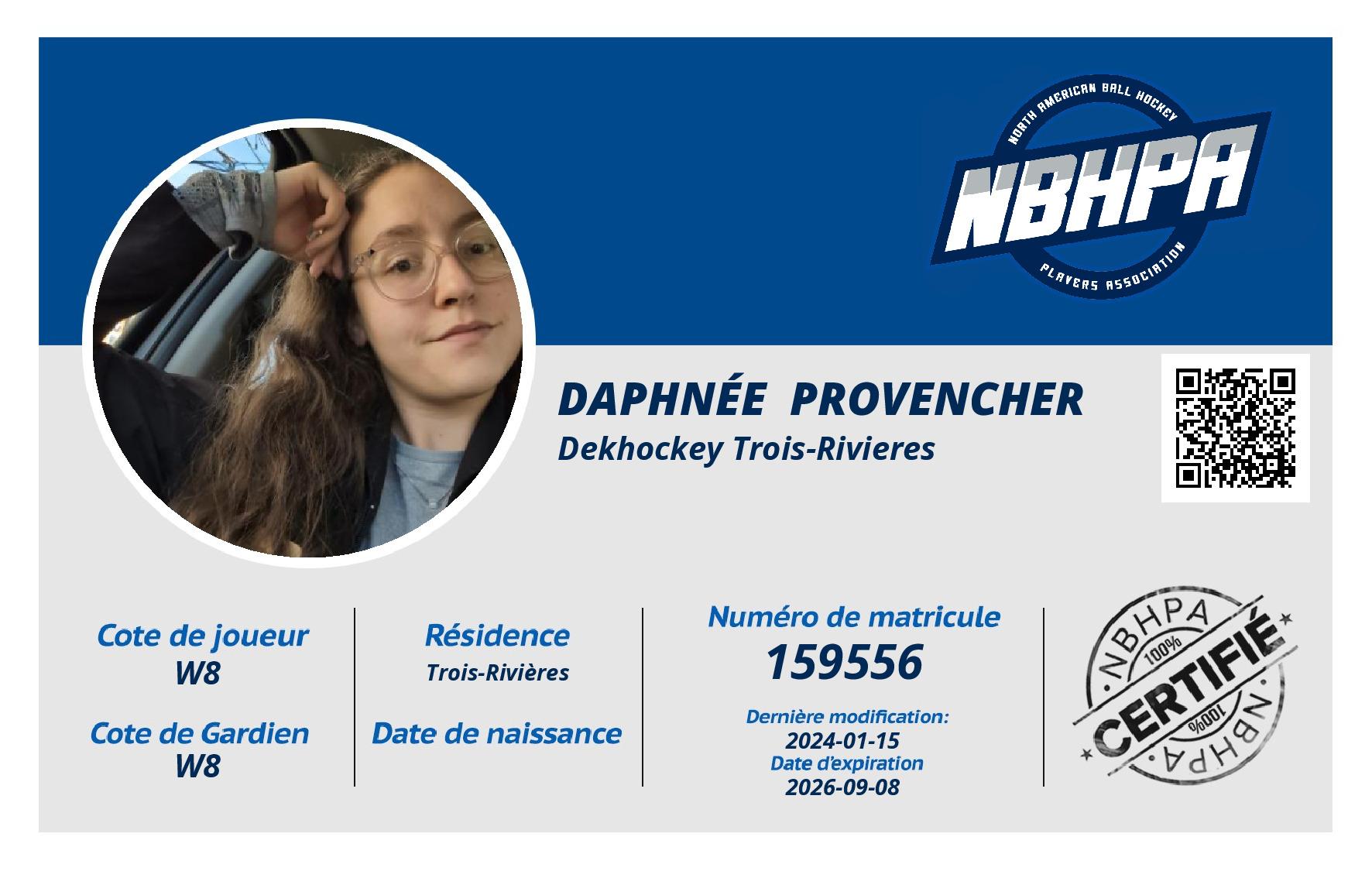 Daphnée  Provencher 