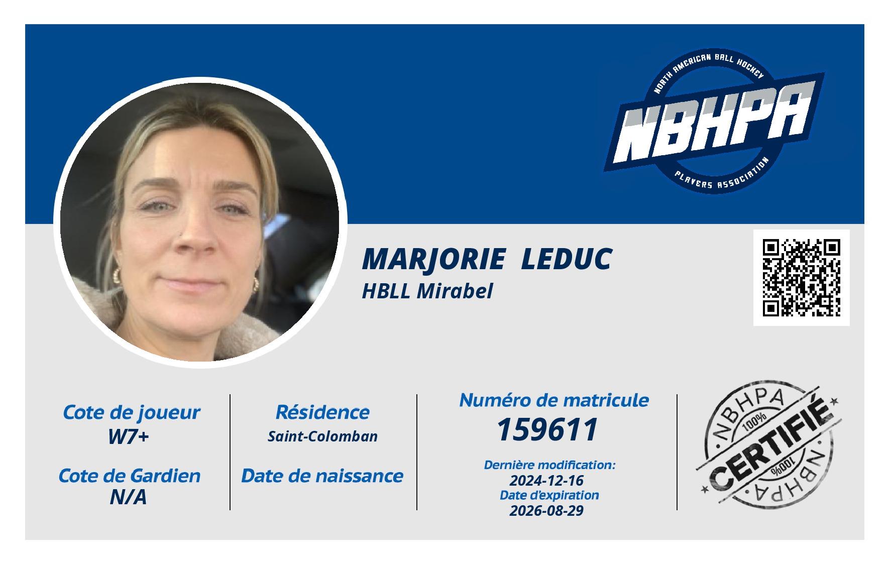 Marjorie  Leduc