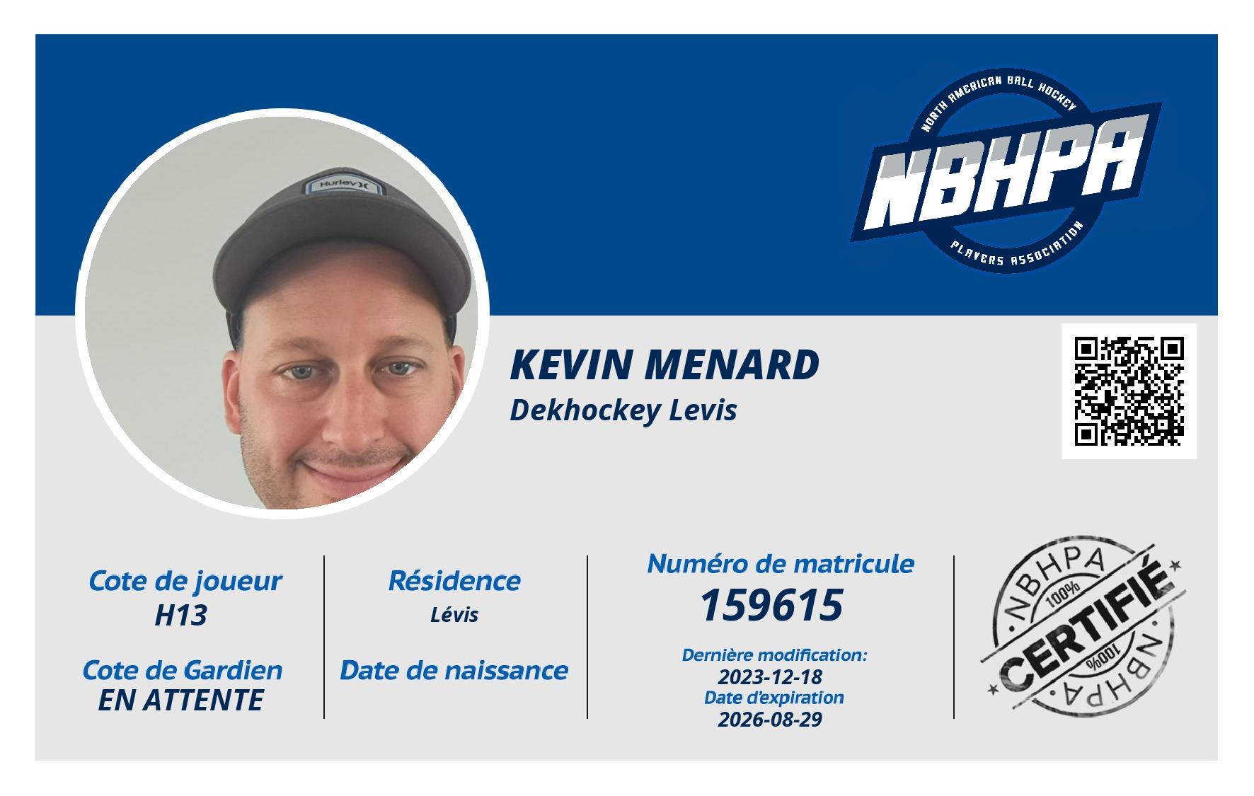 Kevin Menard