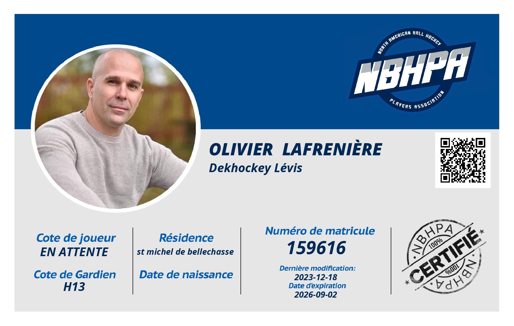 Olivier  Lafrenière 