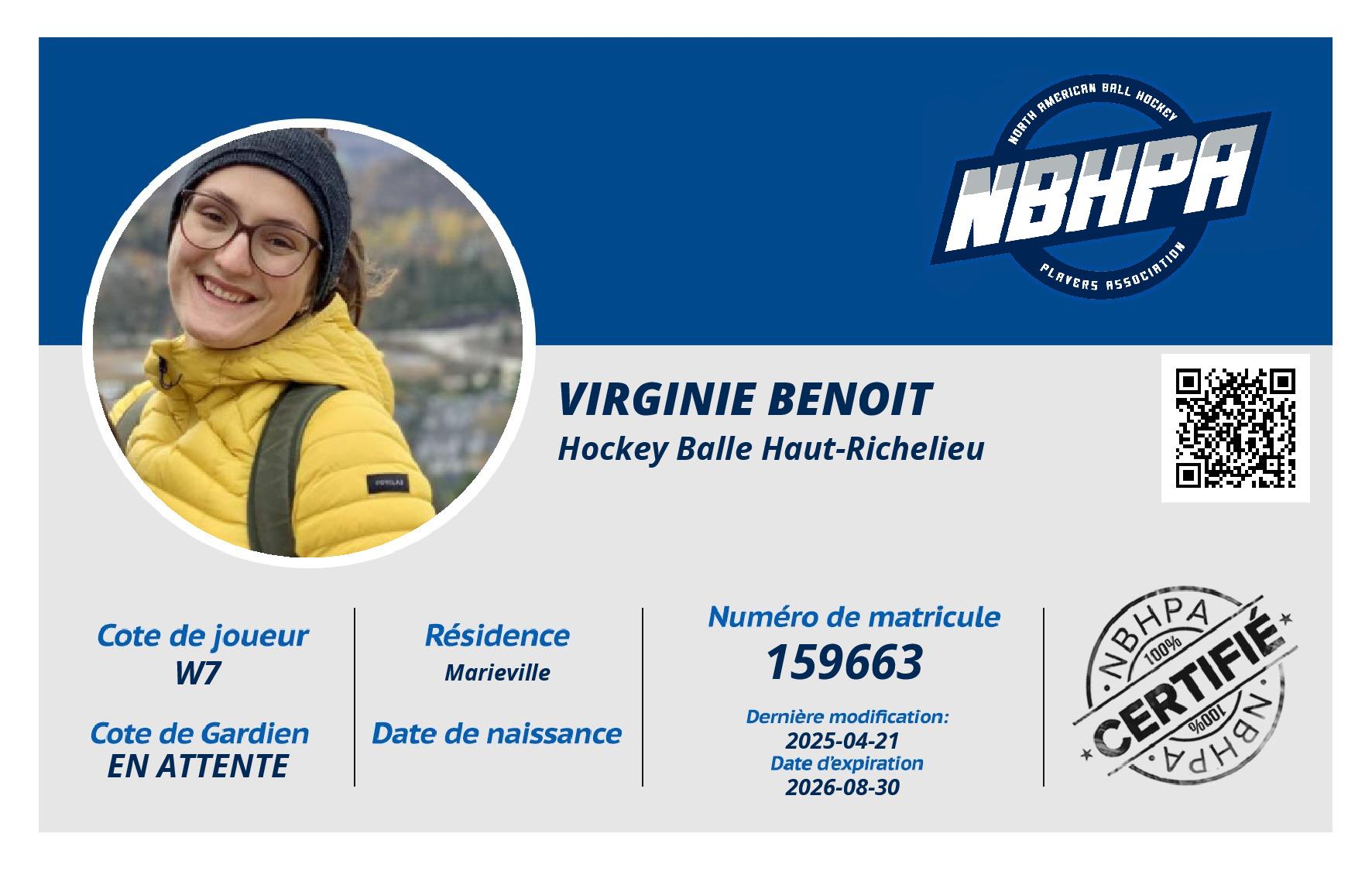 Virginie Benoit