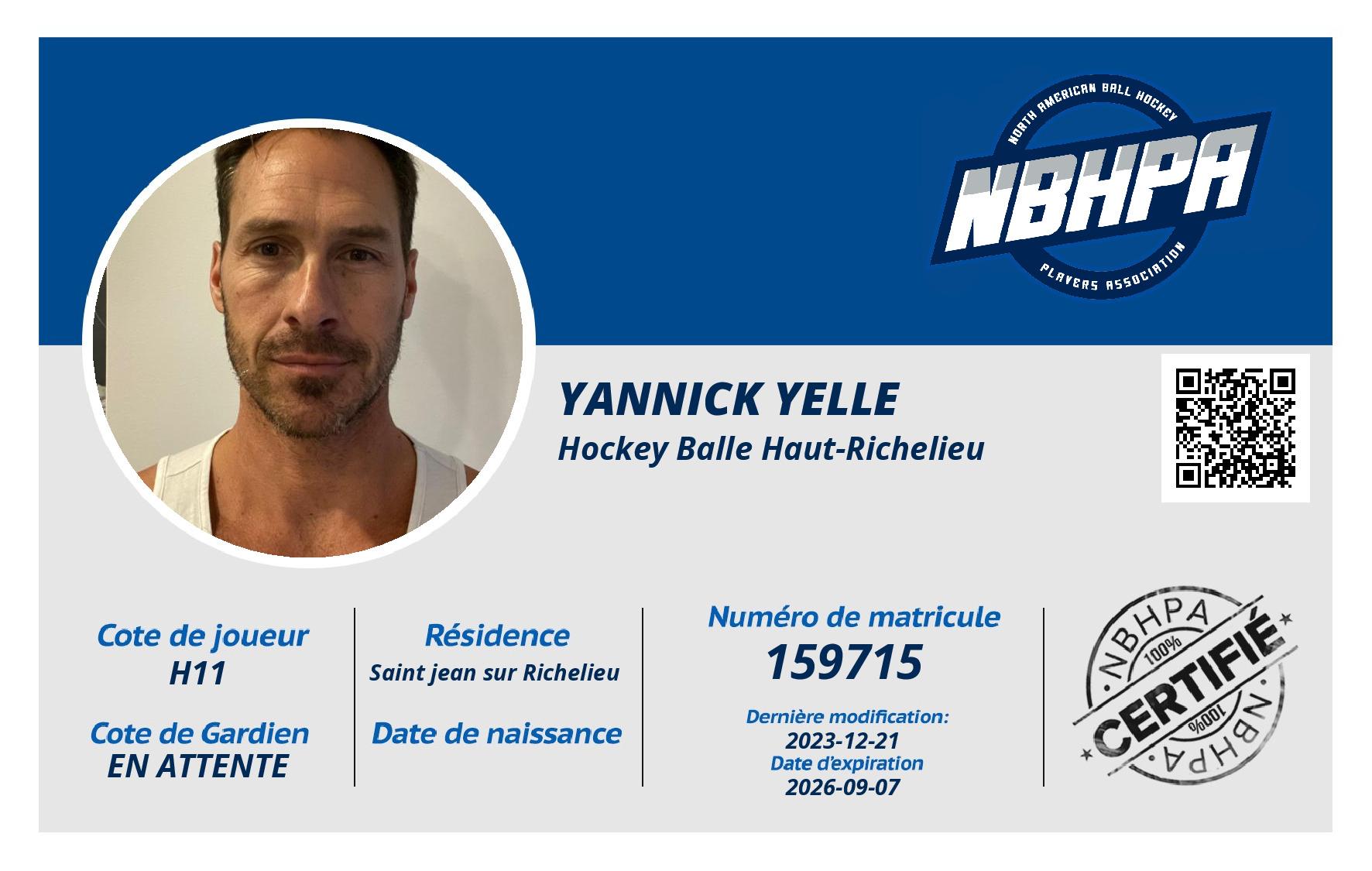 Yannick Yelle