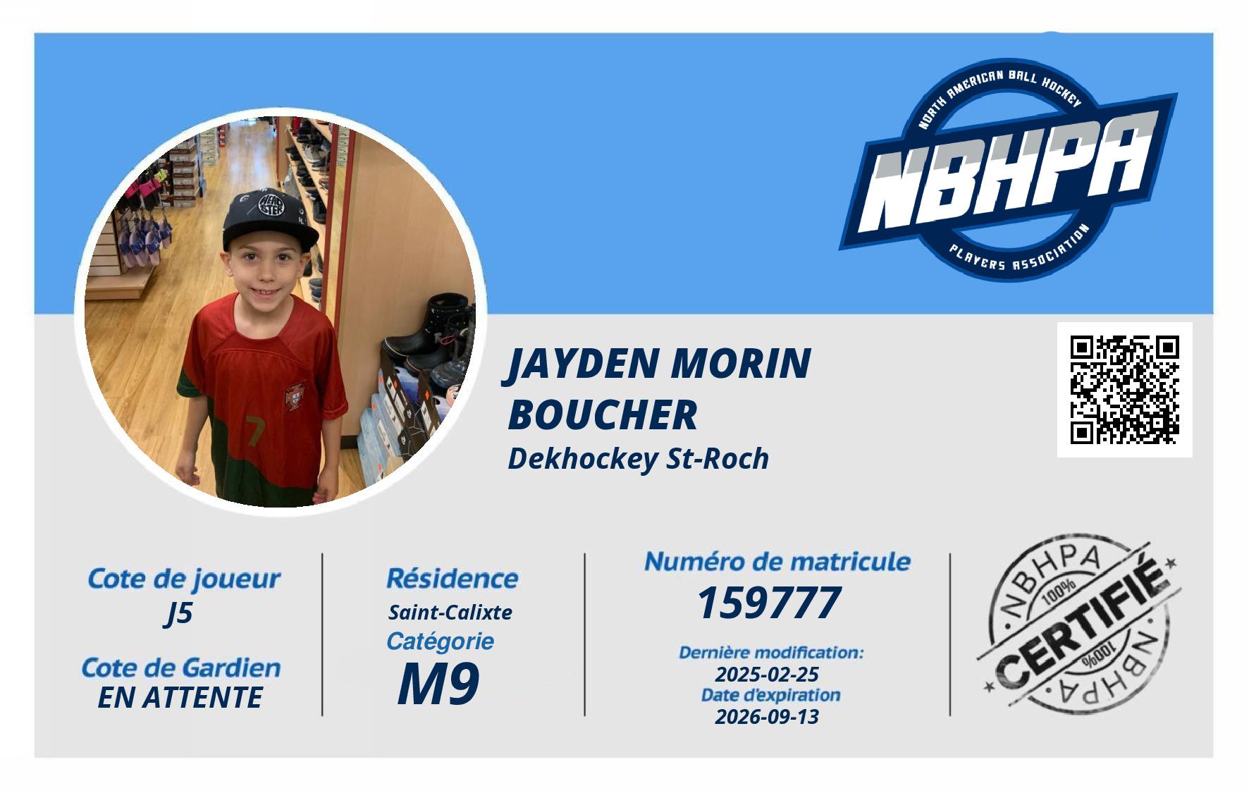 Jayden Morin Boucher