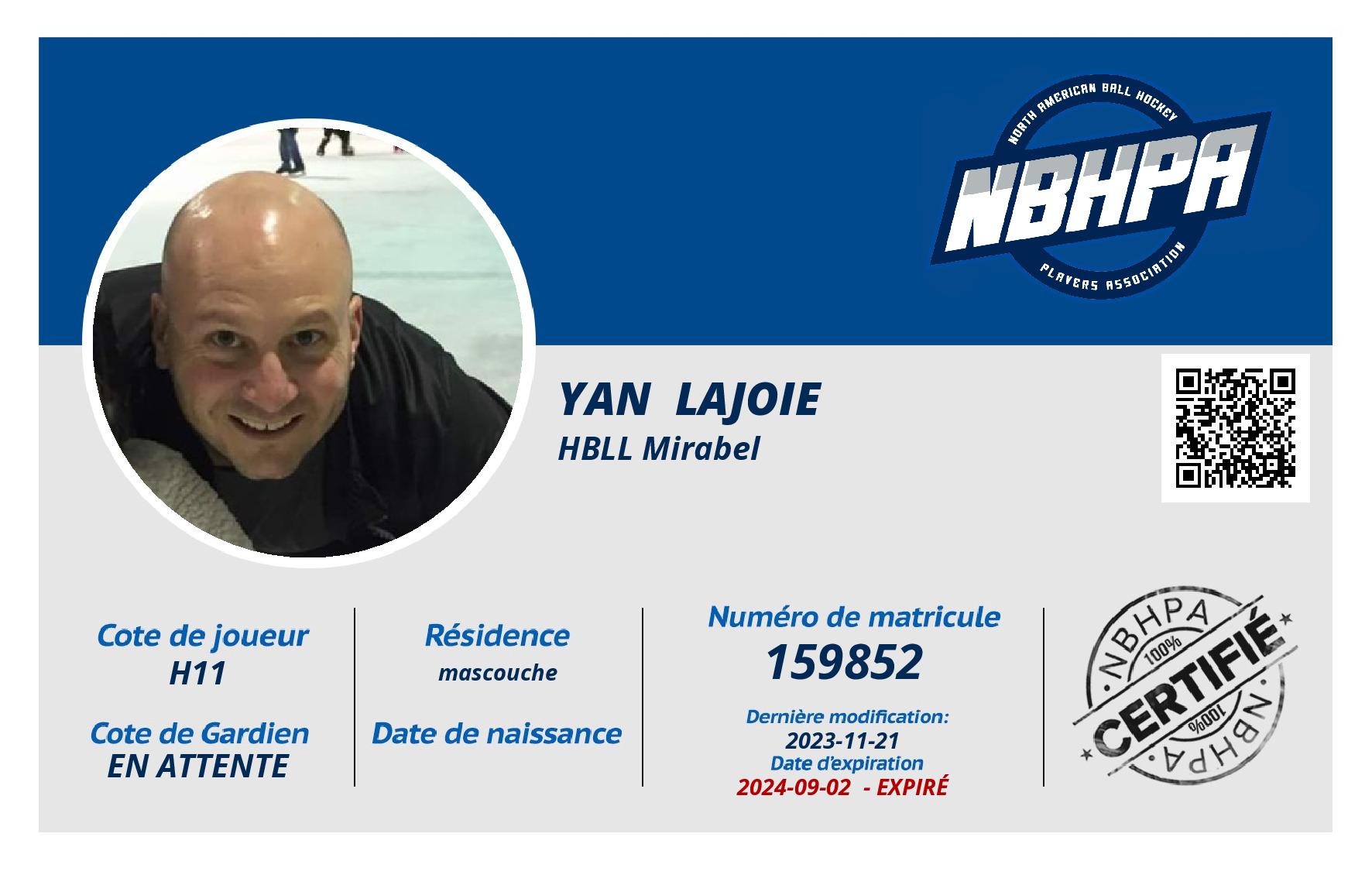 Yan  Lajoie 