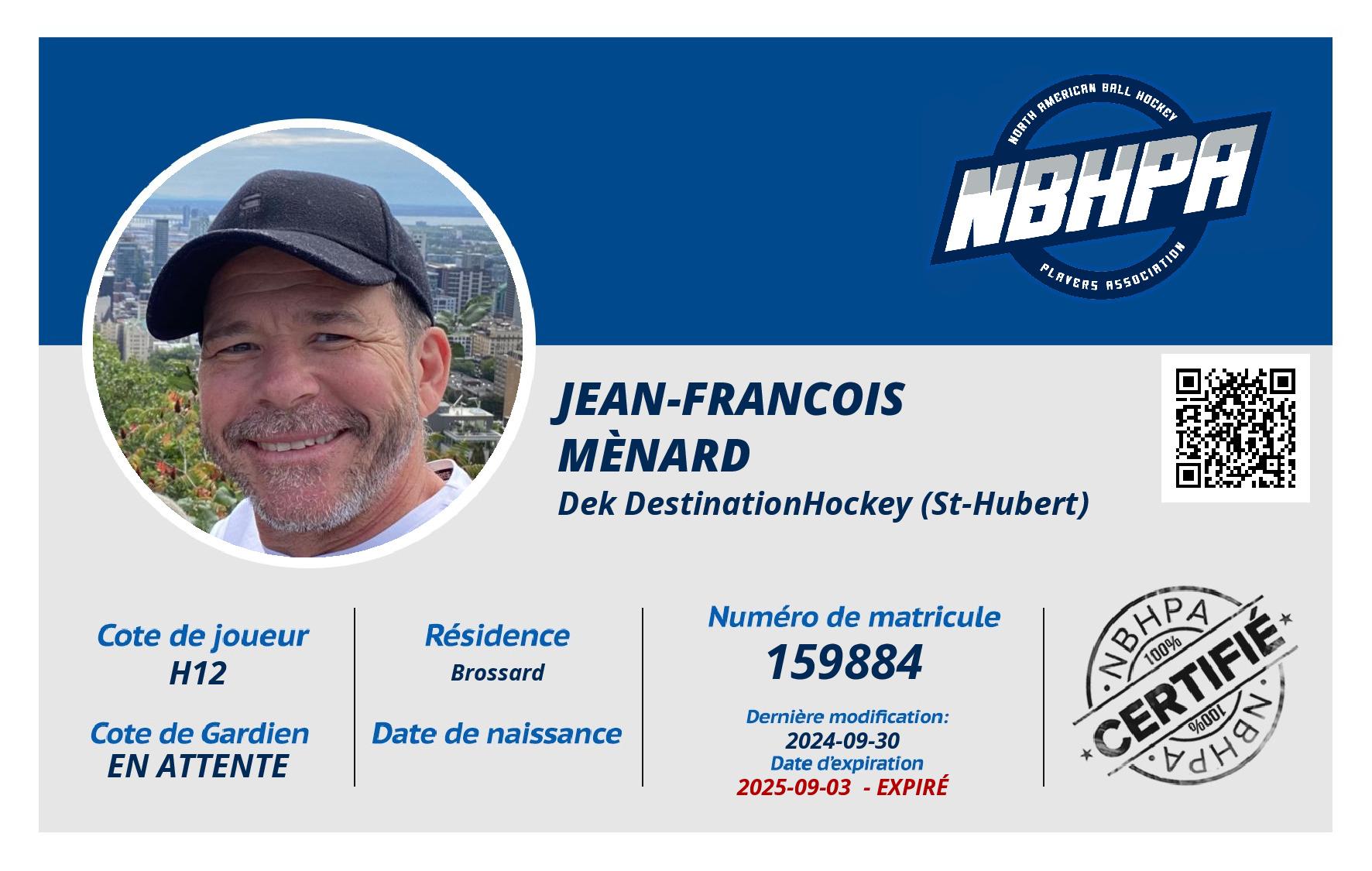 Jean-Francois Mènard