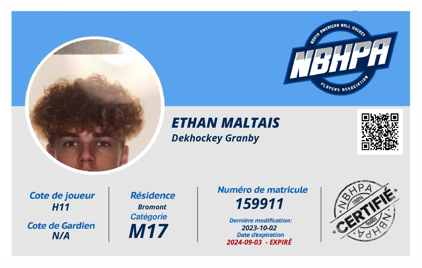 Ethan Maltais