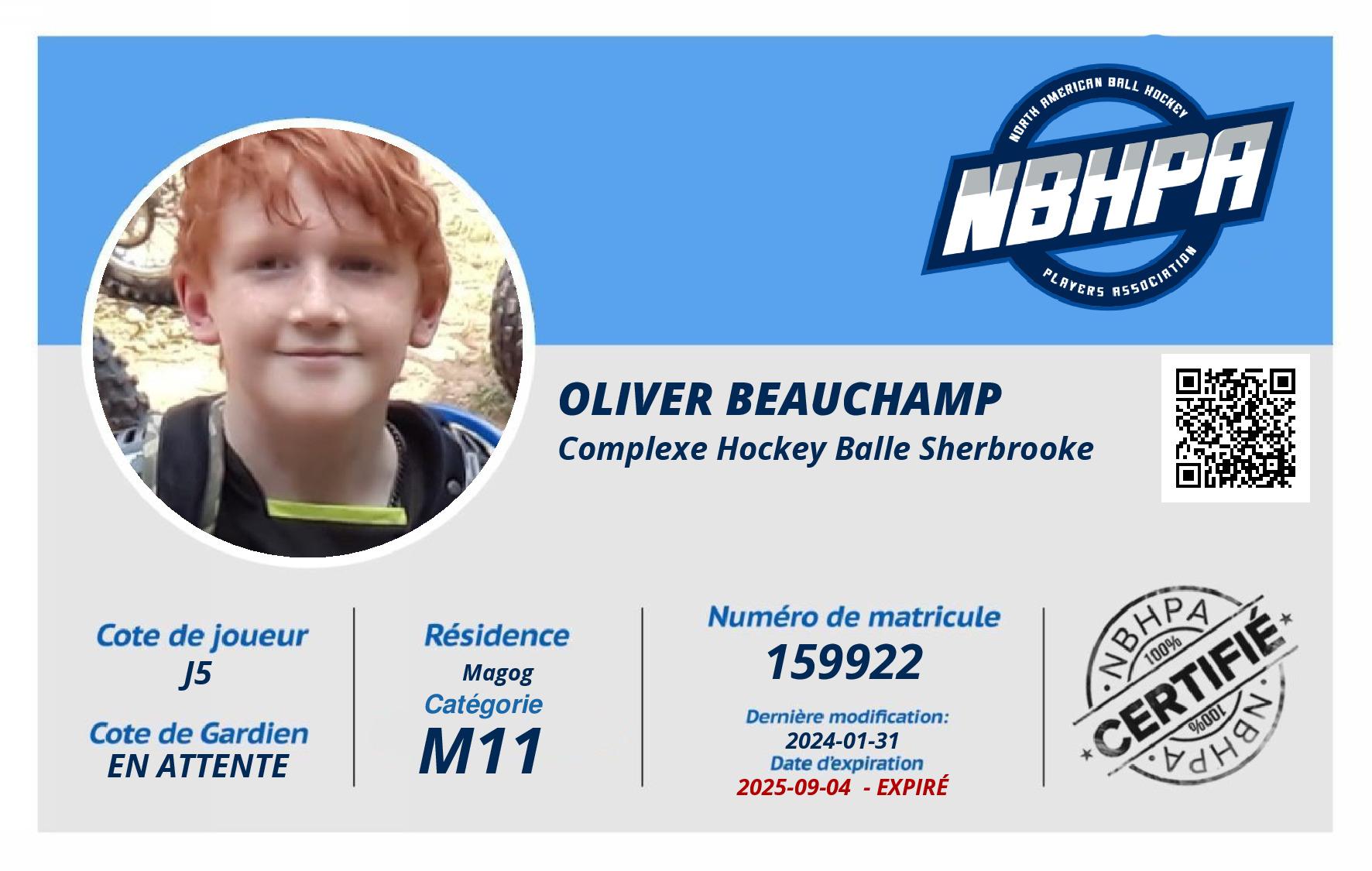 Oliver Beauchamp