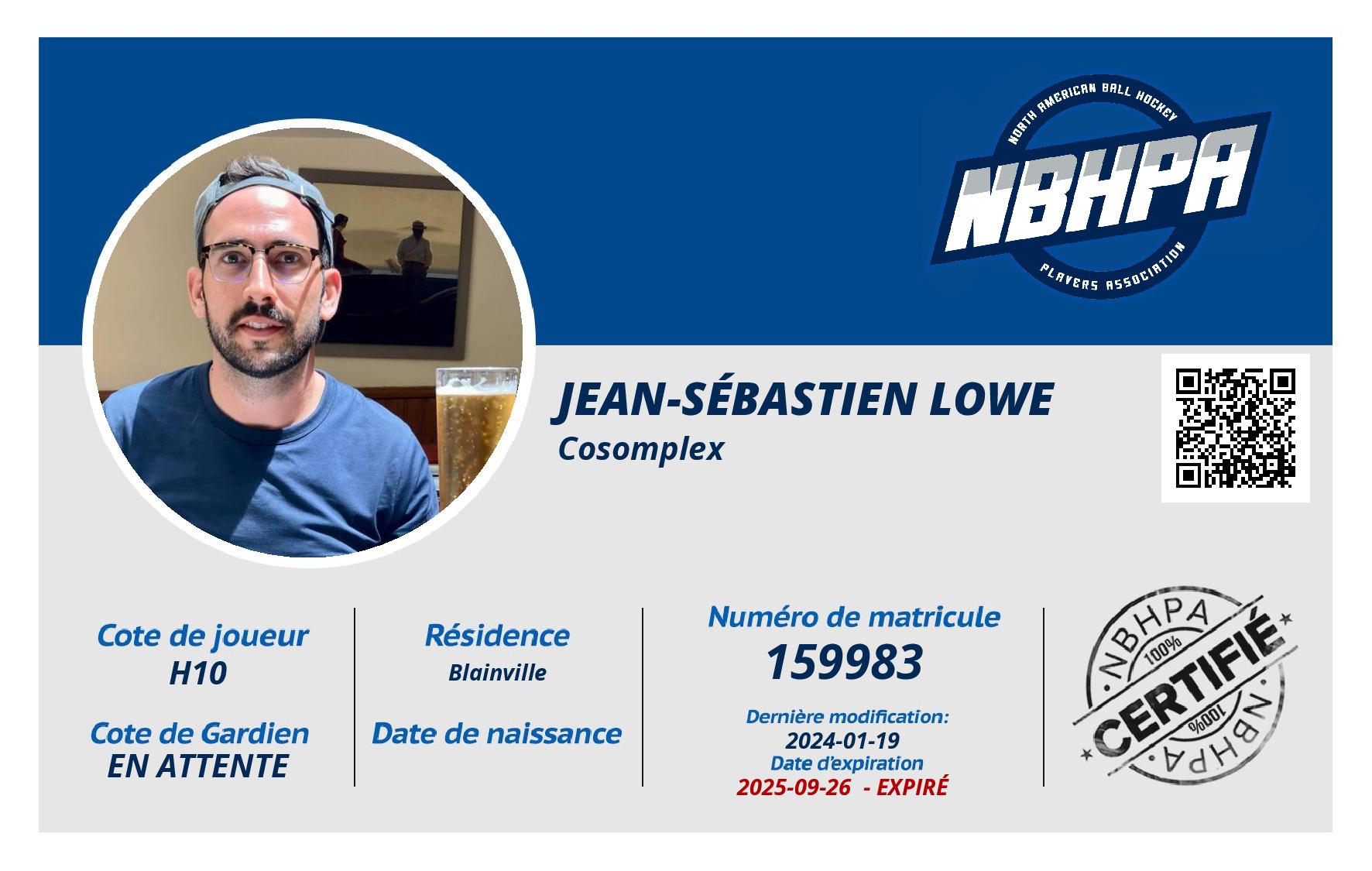 Jean-Sébastien Lowe