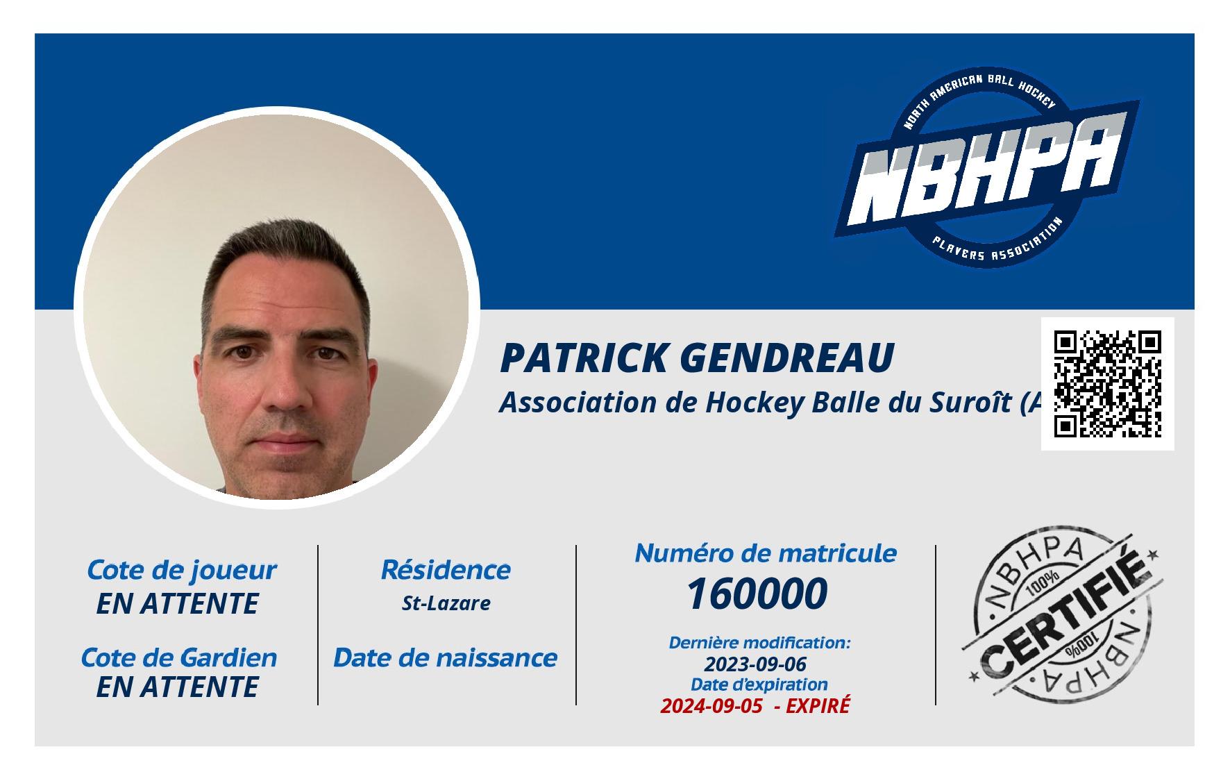 Patrick Gendreau