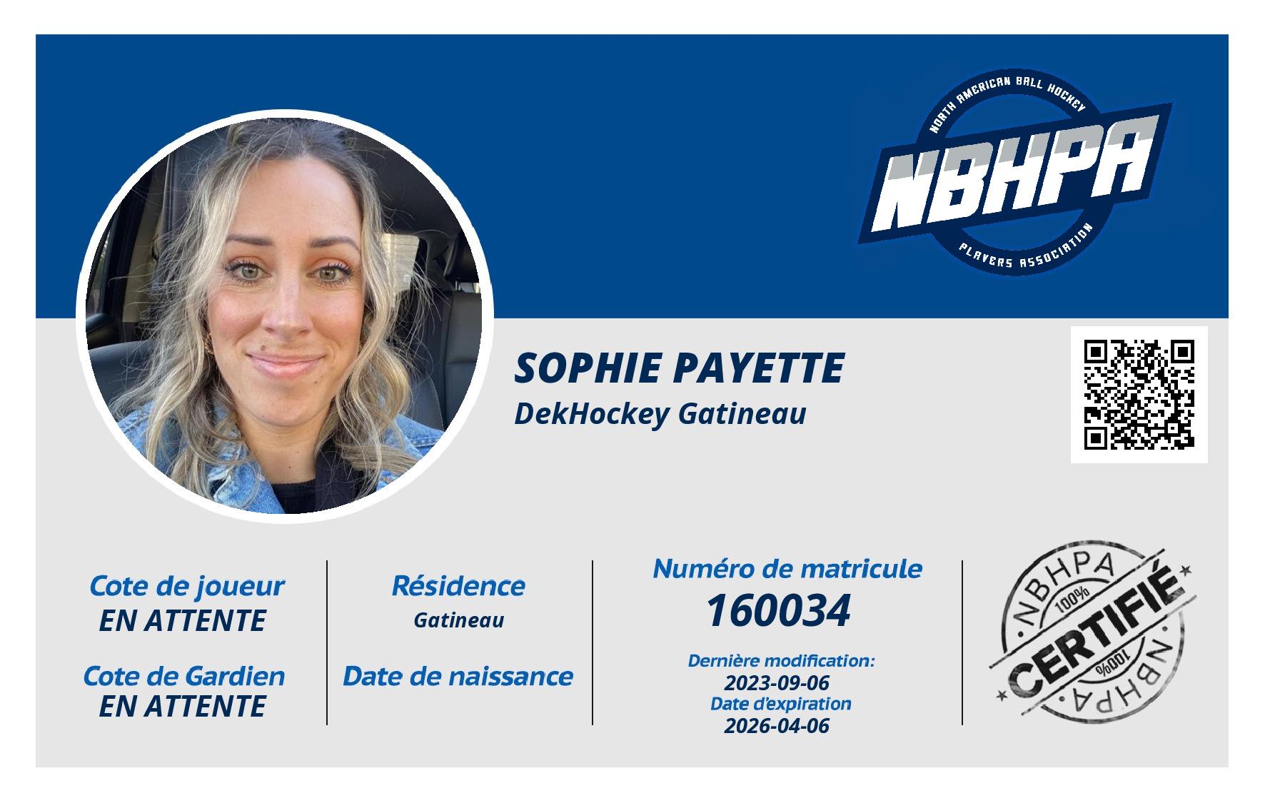 Sophie Payette