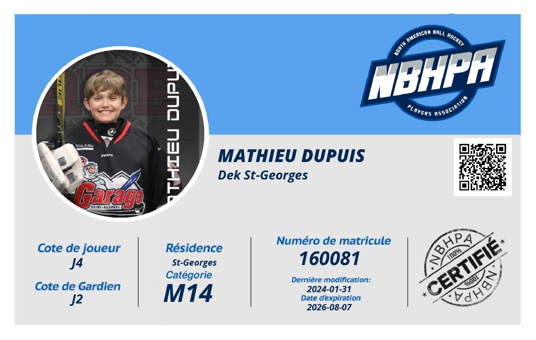 Mathieu Dupuis
