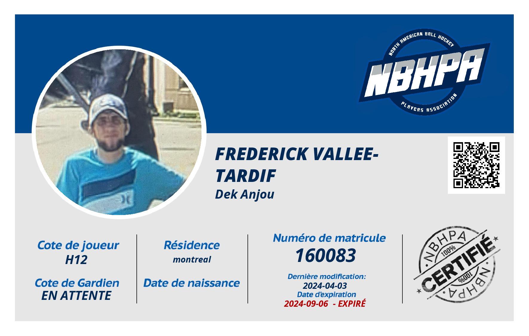 Frederick Vallee-Tardif
