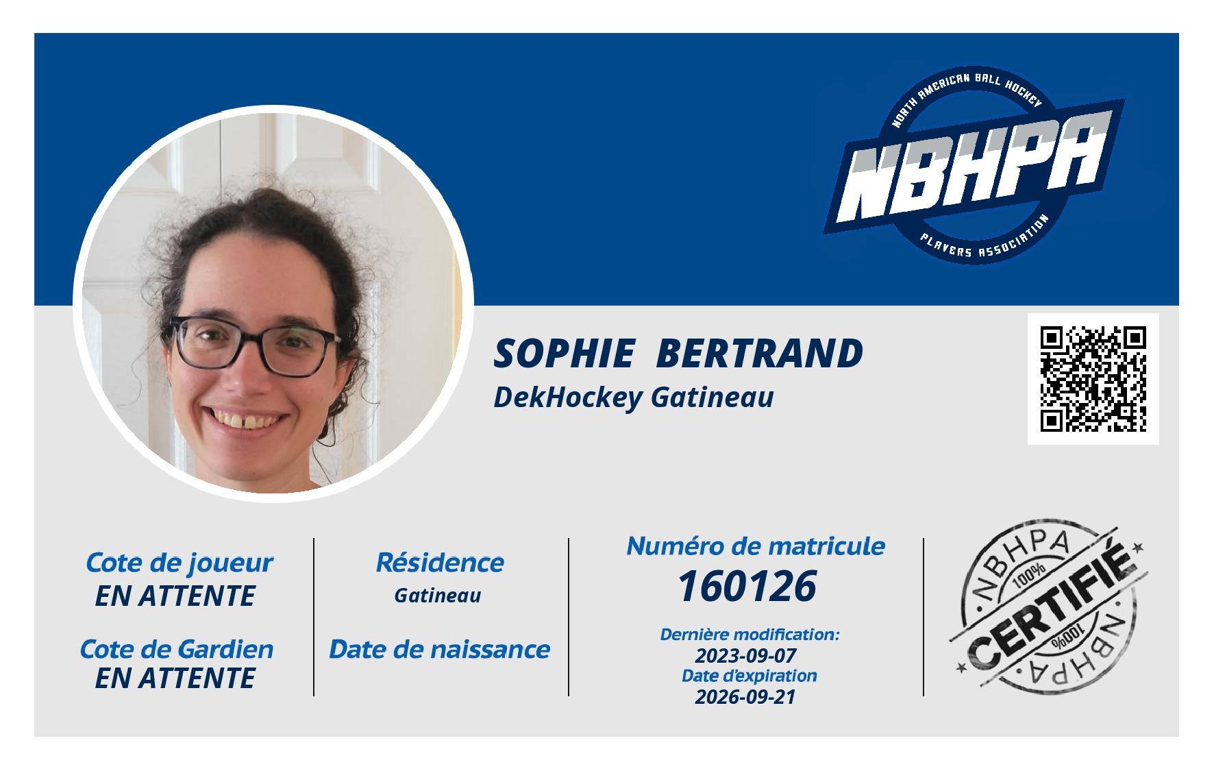 Sophie  Bertrand 