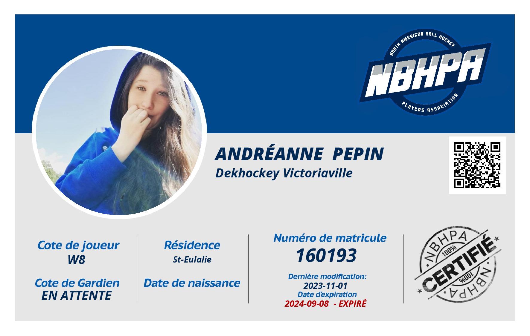 Andréanne  Pepin