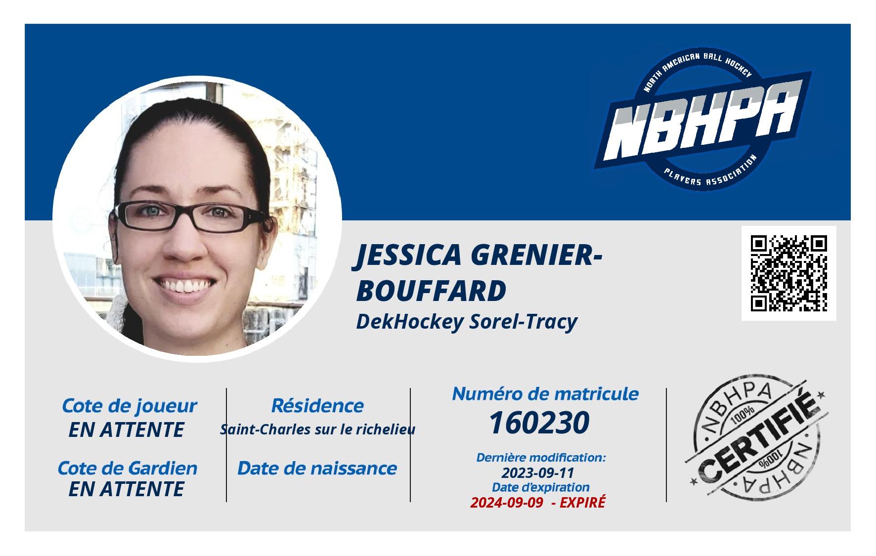 Jessica Grenier-Bouffard 