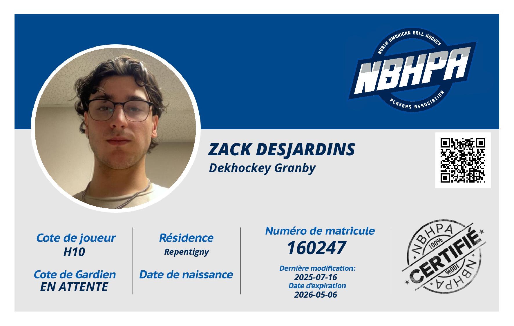 Zack Desjardins 