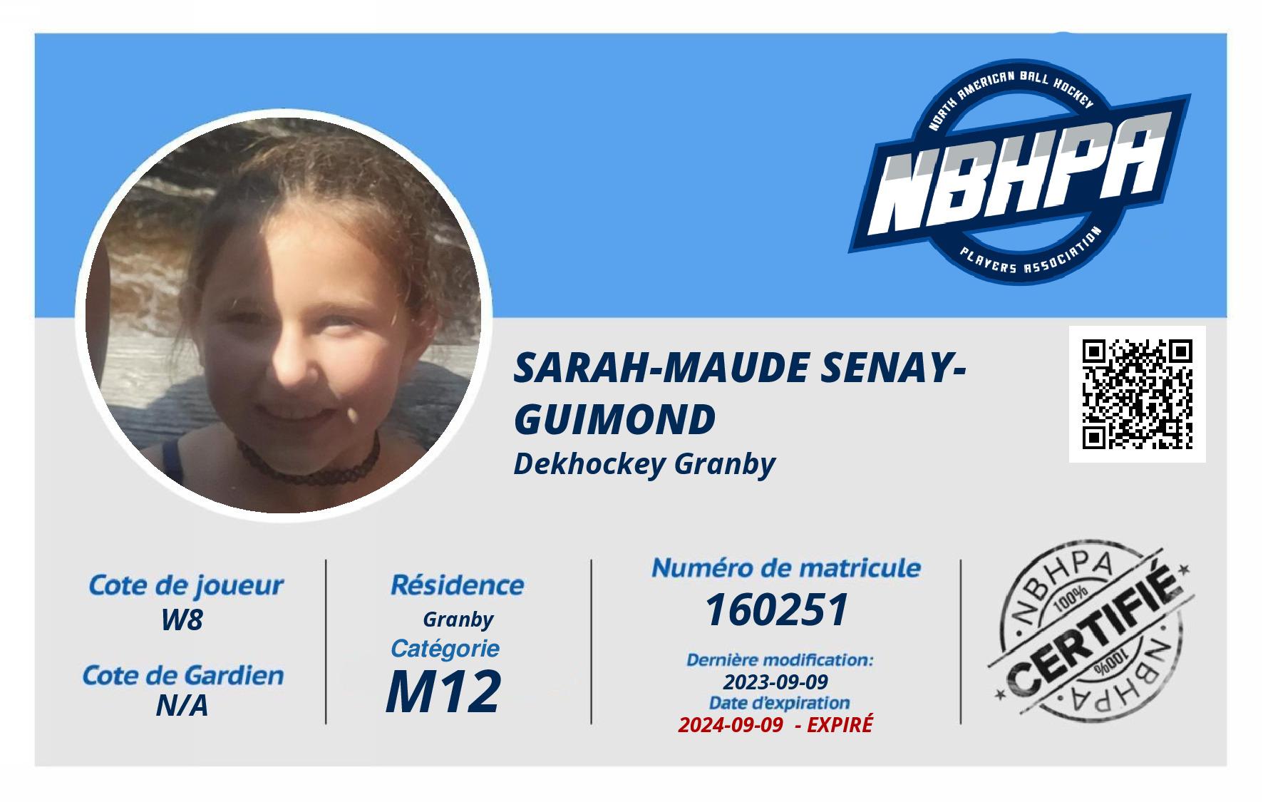 Sarah-Maude Senay-Guimond
