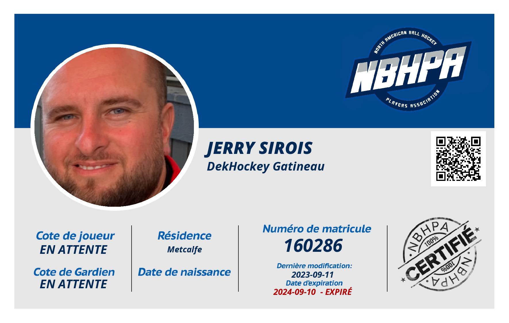 Jerry Sirois