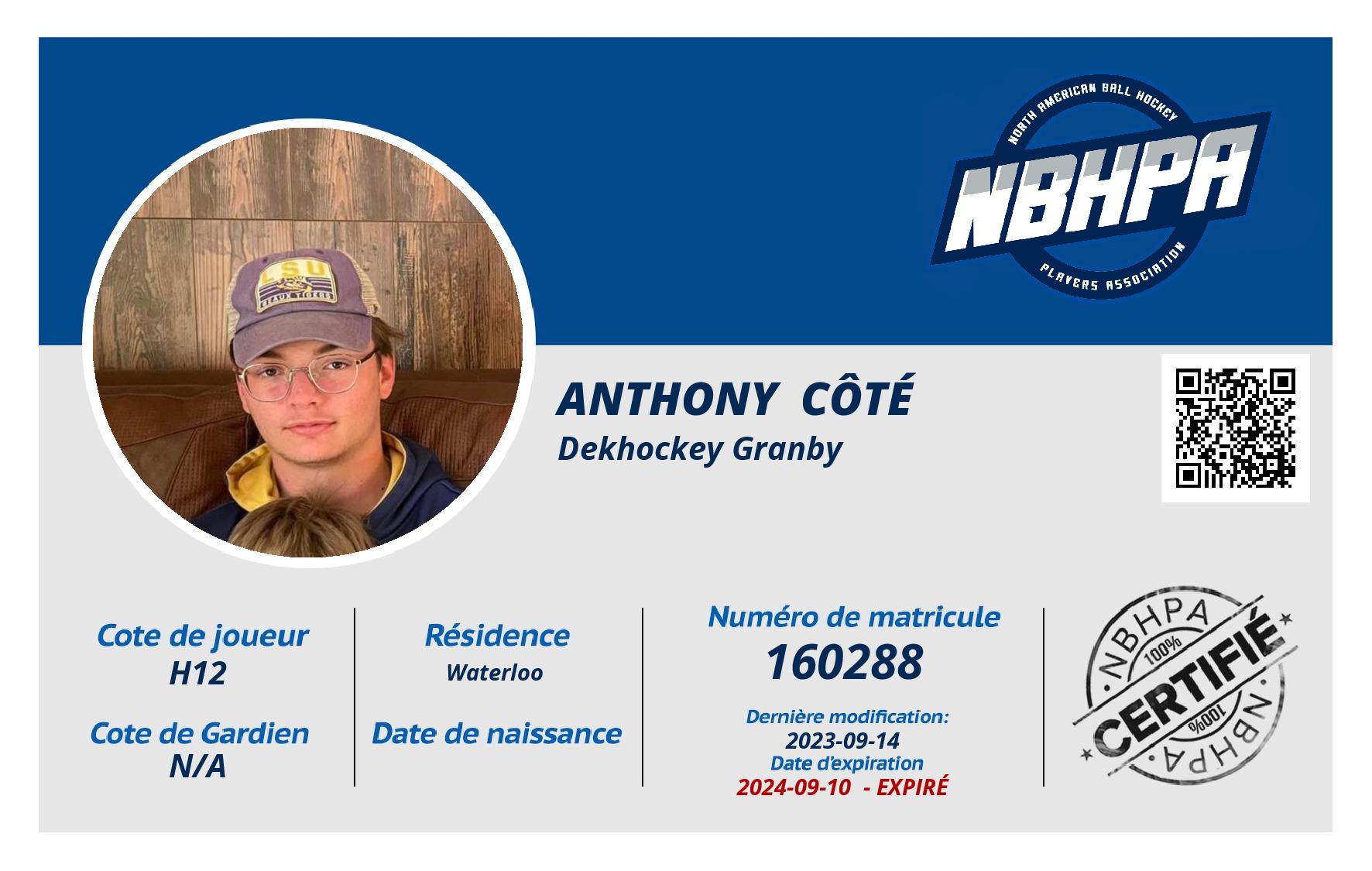 Anthony  Côté 