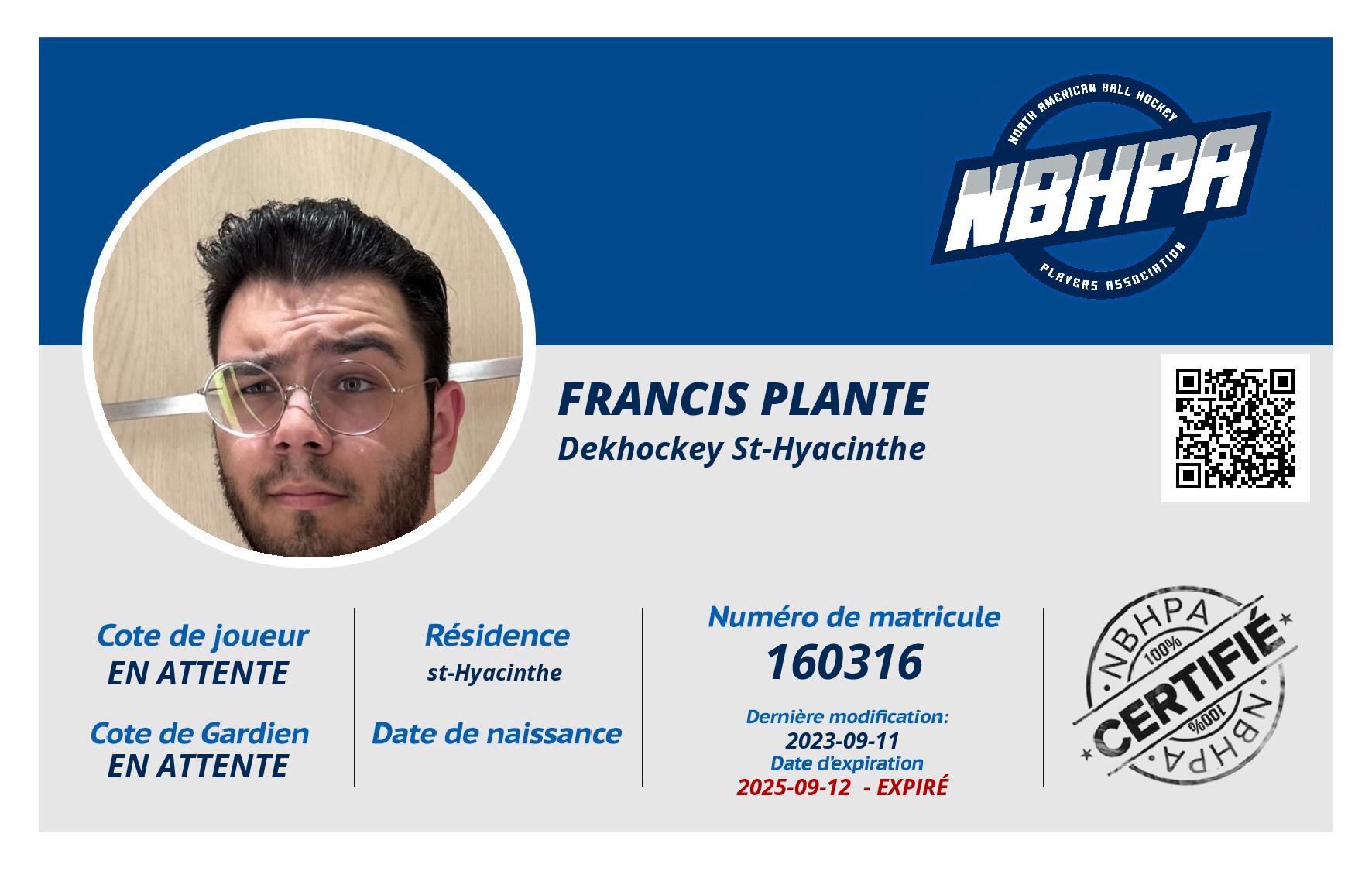 Francis Plante