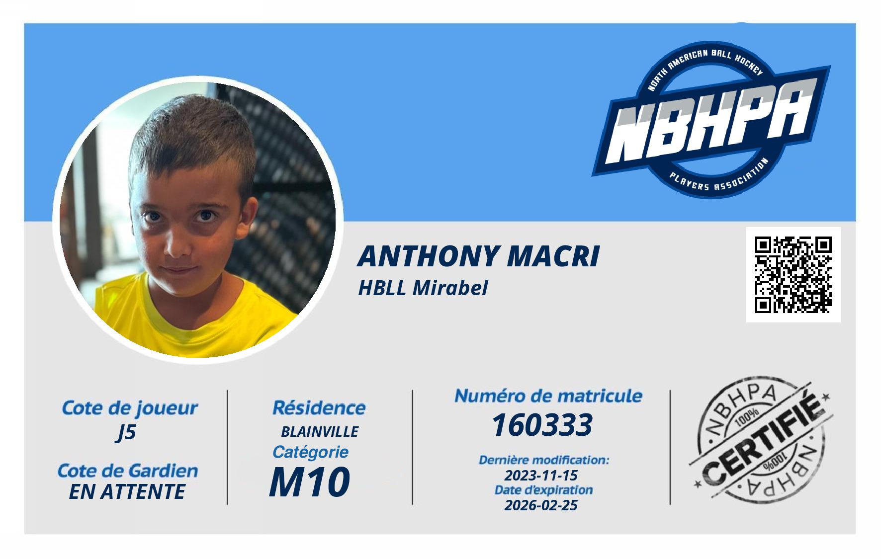 Anthony Macri