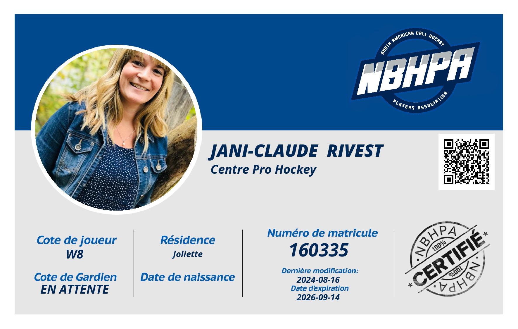 Jani-claude  Rivest