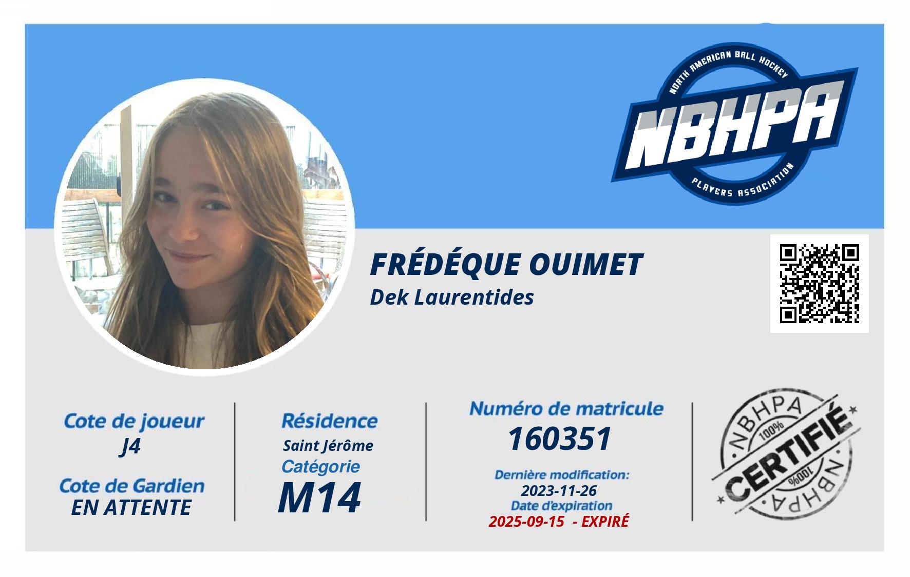 Frédéque Ouimet