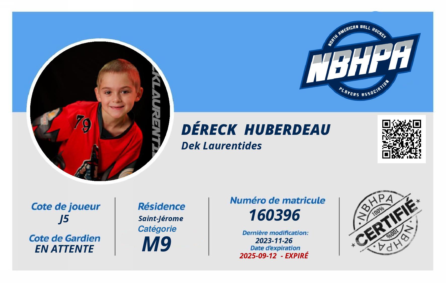 Déreck  Huberdeau 