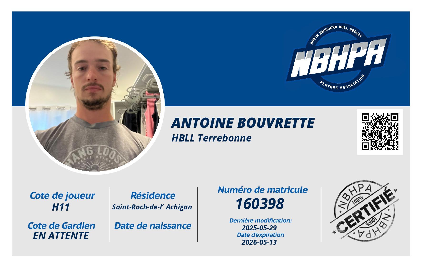 Antoine Bouvrette