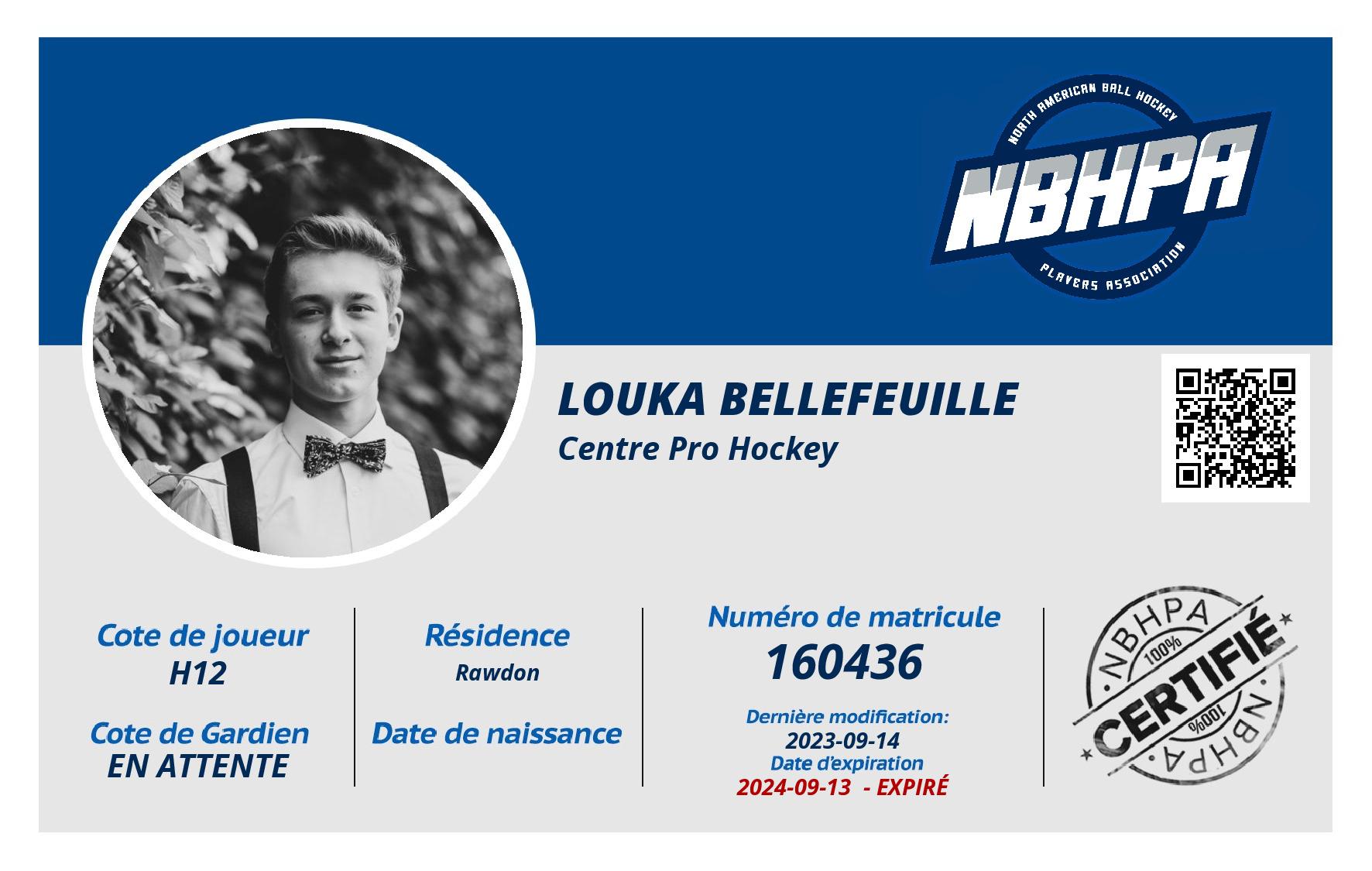 Louka Bellefeuille