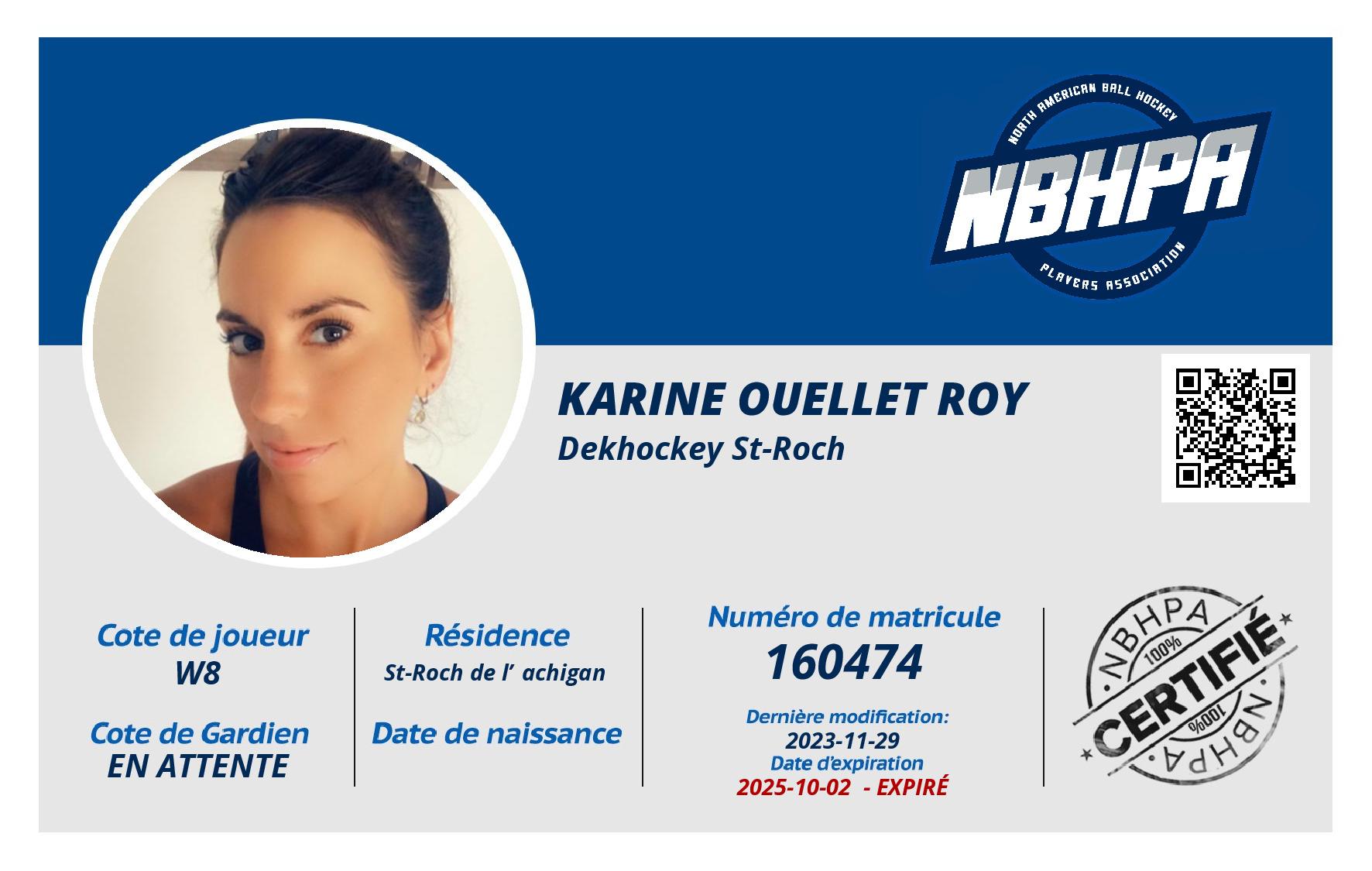 Karine Ouellet roy